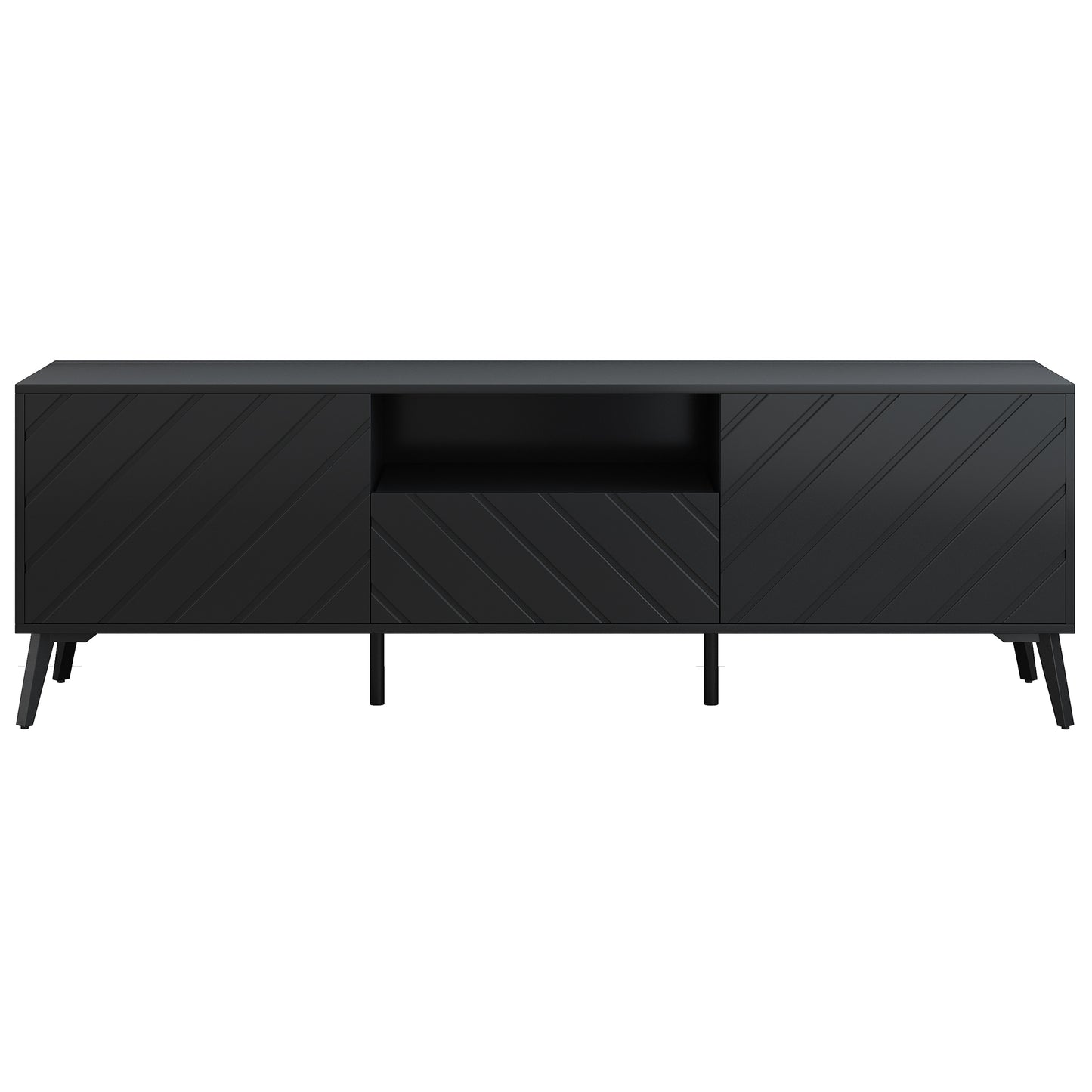 Timber Stand for 70 inch TV in Black Finish