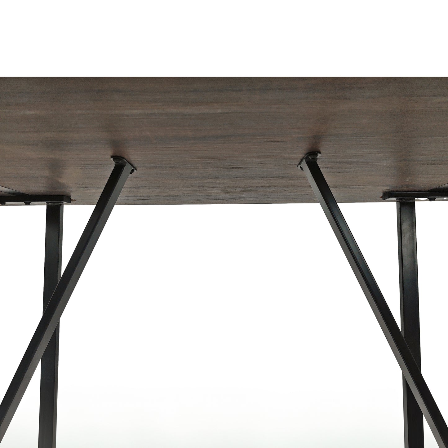 Jenson 55"Rustic Industrial Rectangular Table