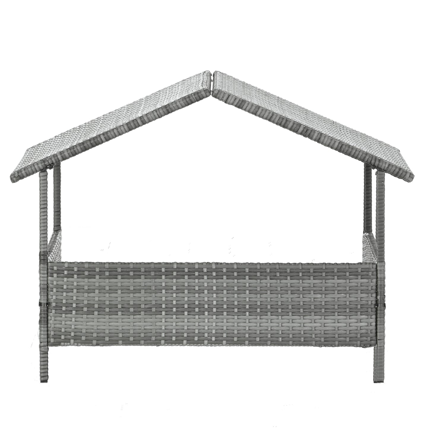 Wicker Dog Bed With Canopy