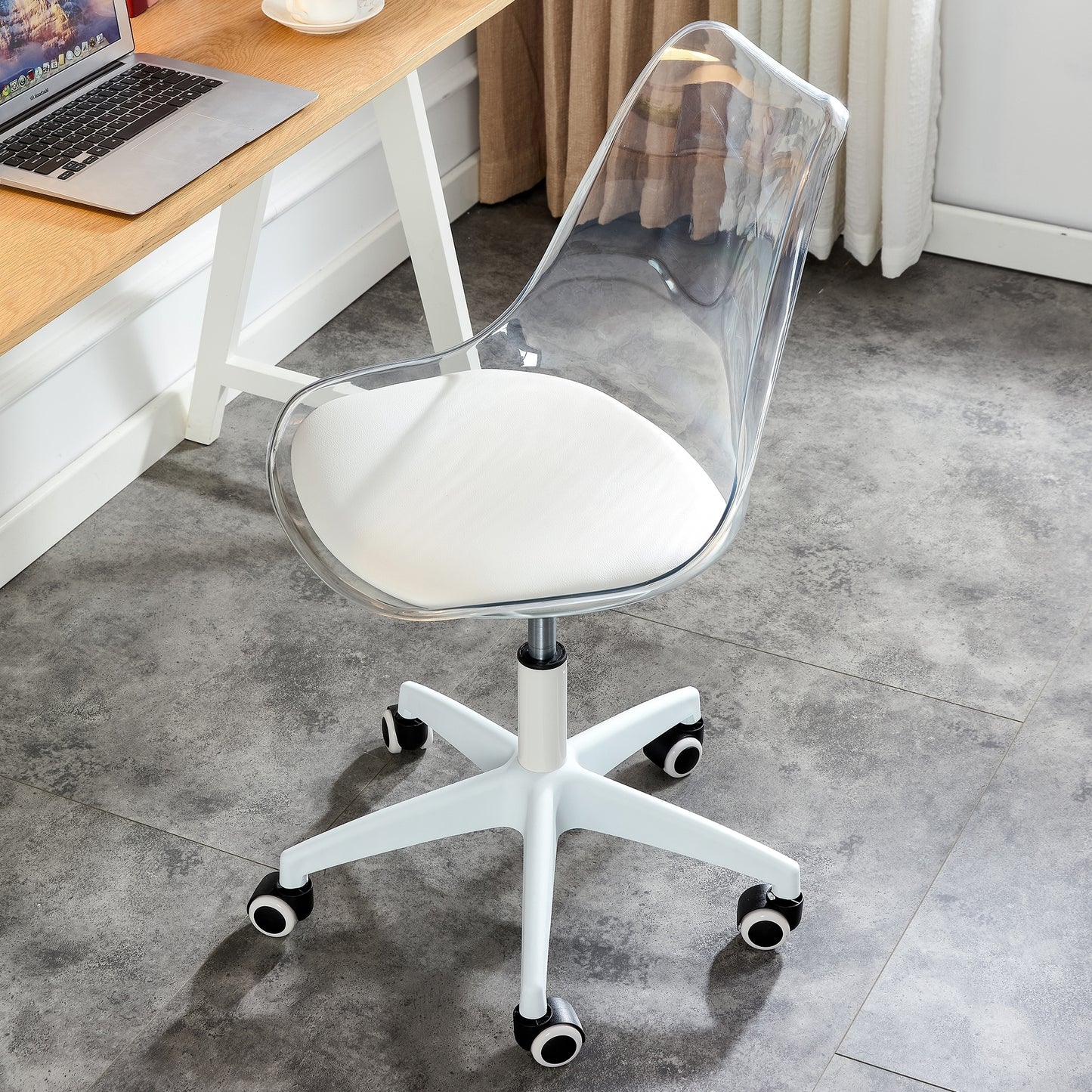 Adjustable 360 °Swivel Transparent Chair