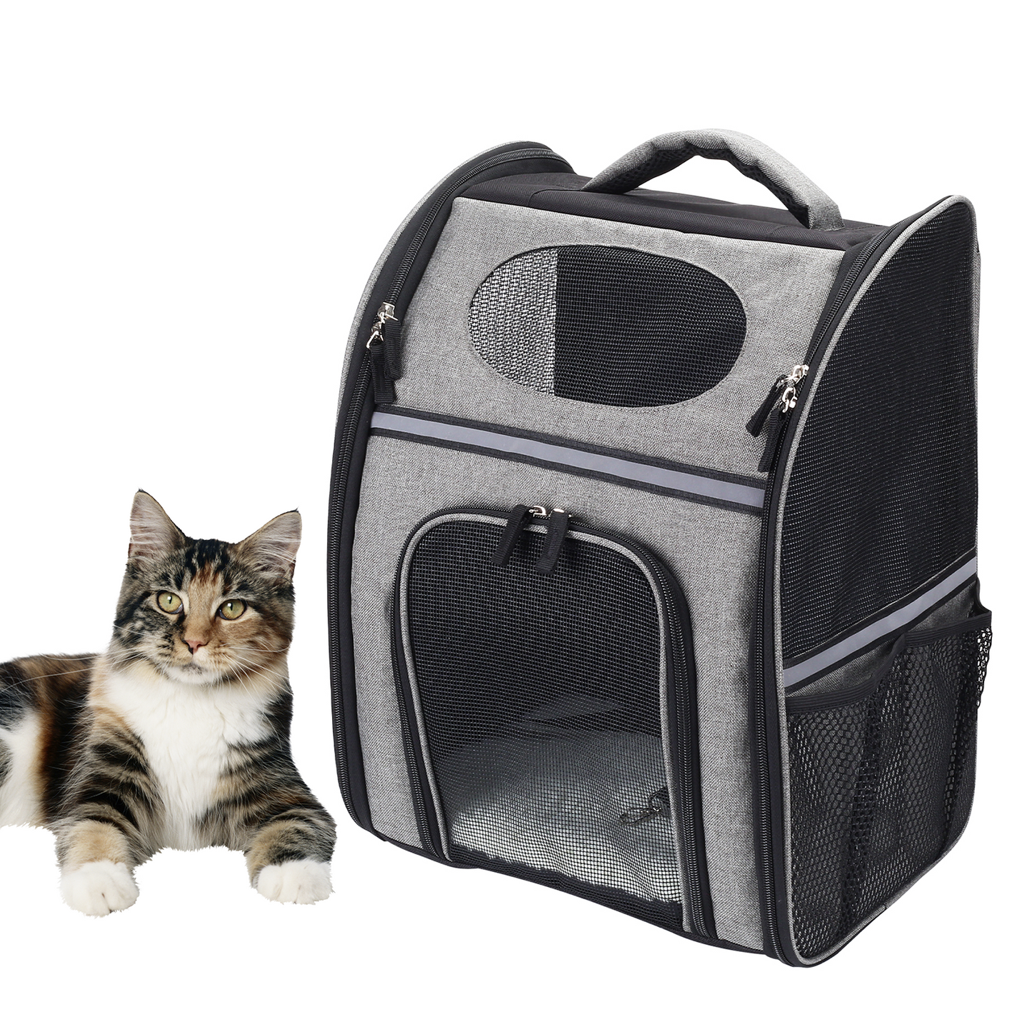 FluffyDream Pet Carrier Backpack for Large/Small Cats and Dogs