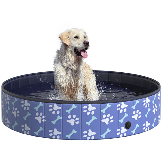 PawHut Foldable Pet Swimming Pool