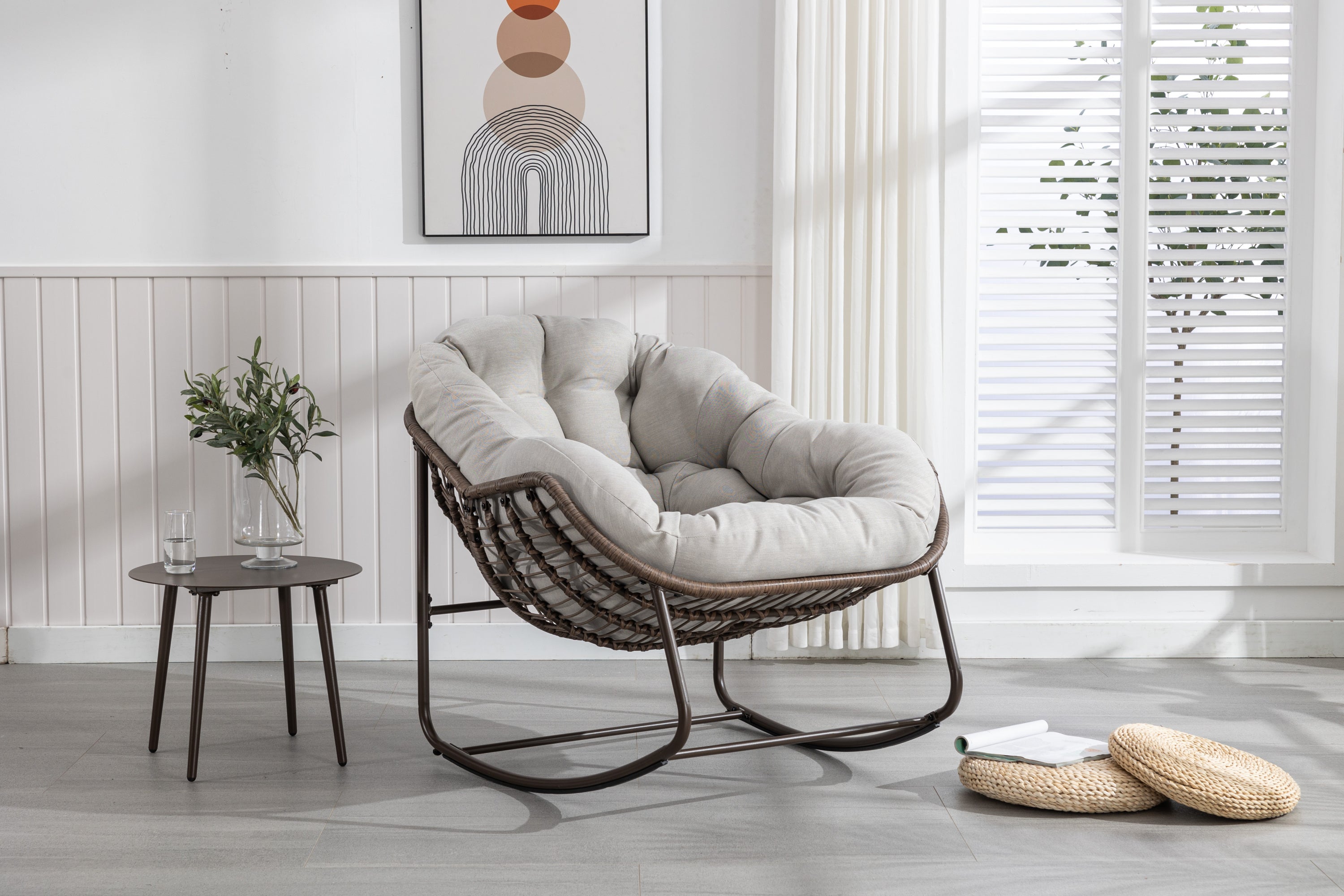 Divine Outdoor / Indoor Rattan Rocking Chair