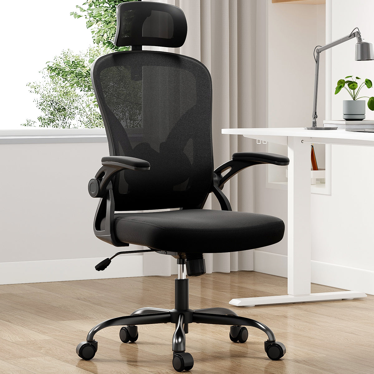 Milo Ergonomic Office Chair with Headrest & Lumbar Support