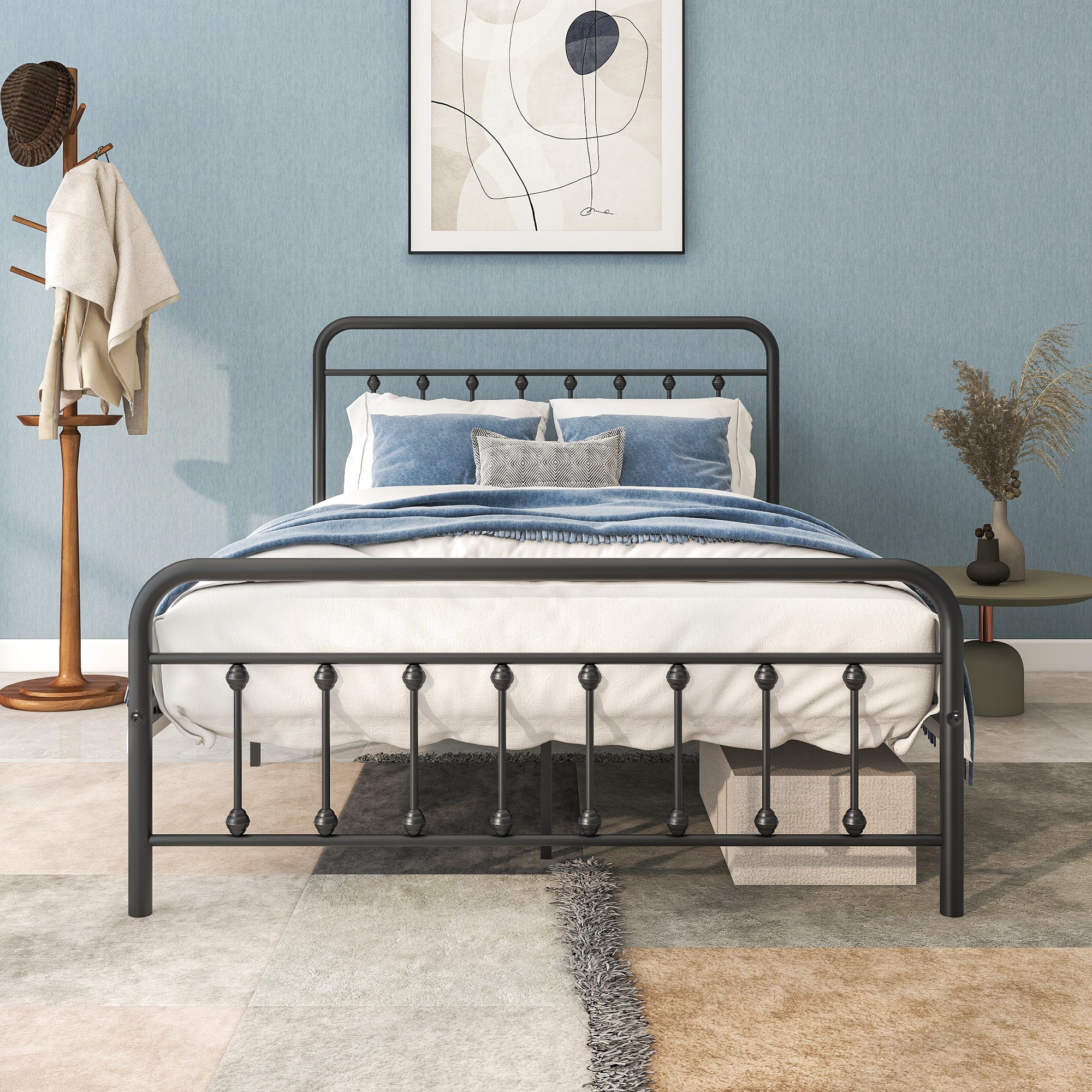 Alto Full Metal Platform Bed Frame