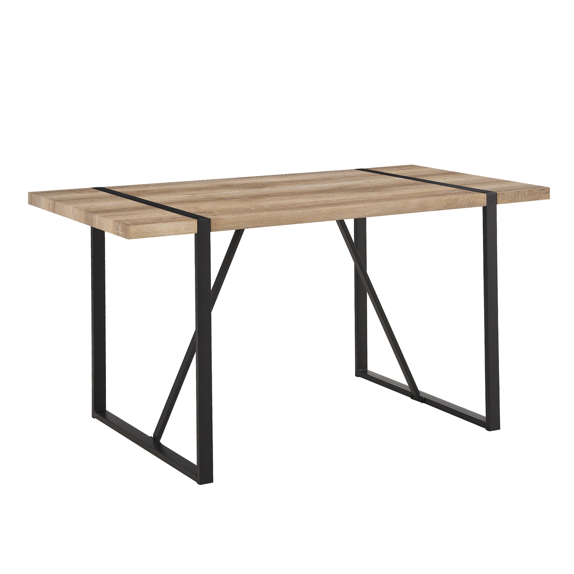 Dexter Modern Rustic Industrial 55' Dining Table