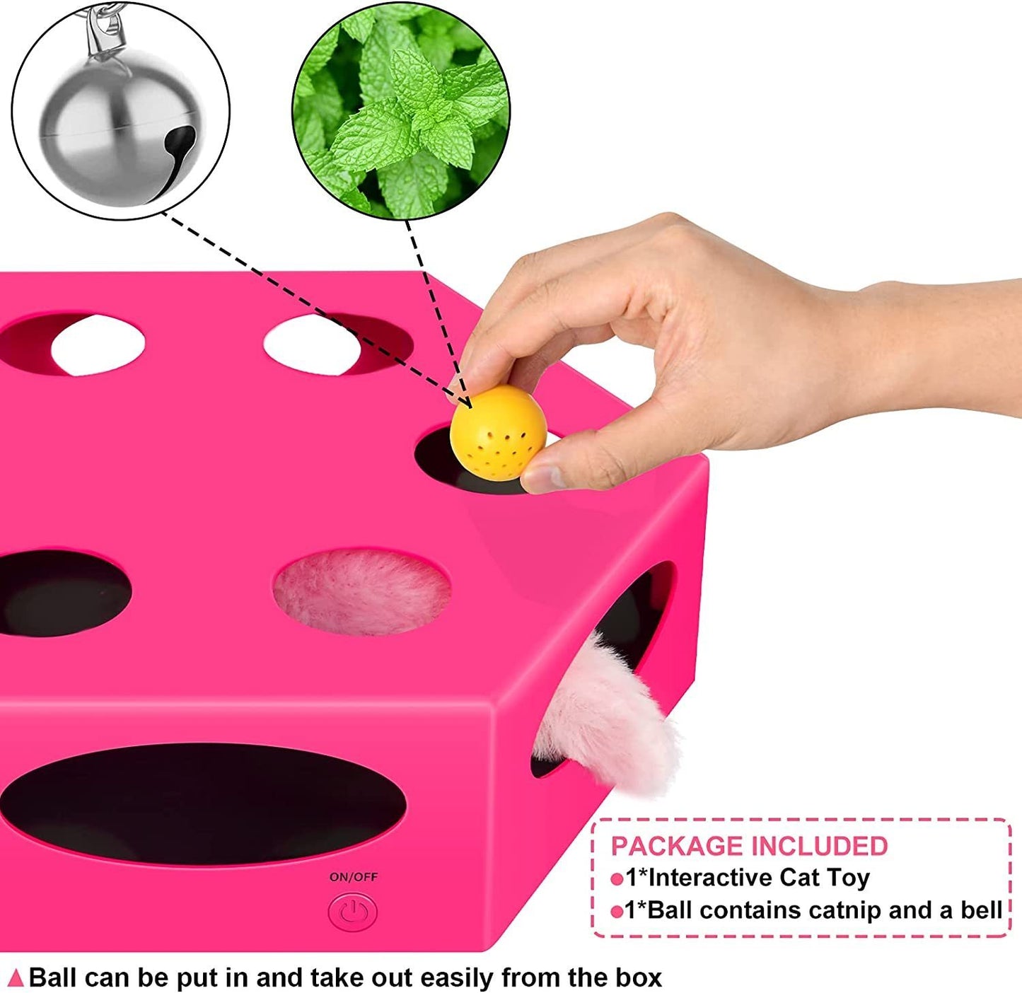 FluffyDream Interactive Cat Maze Box Toy