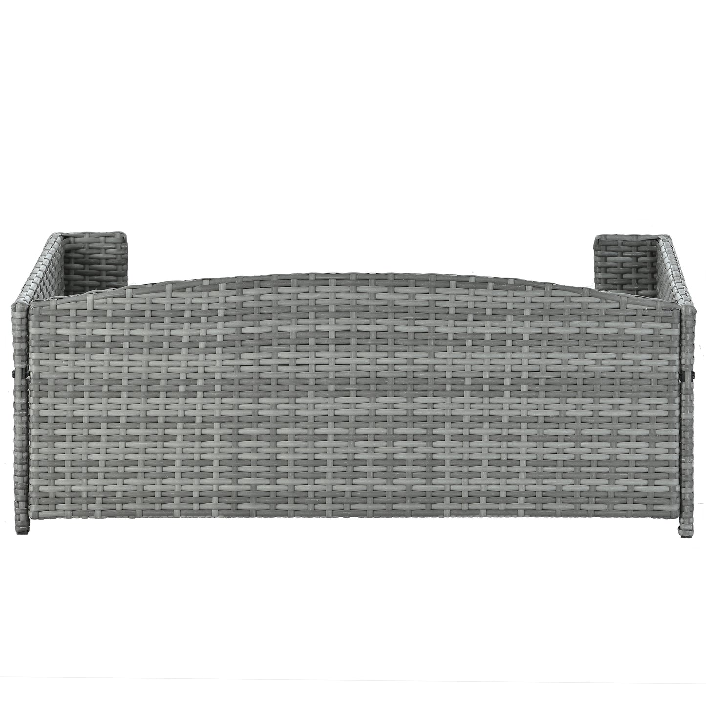 Comfy Outdoor Dog Bed in Dark Grey