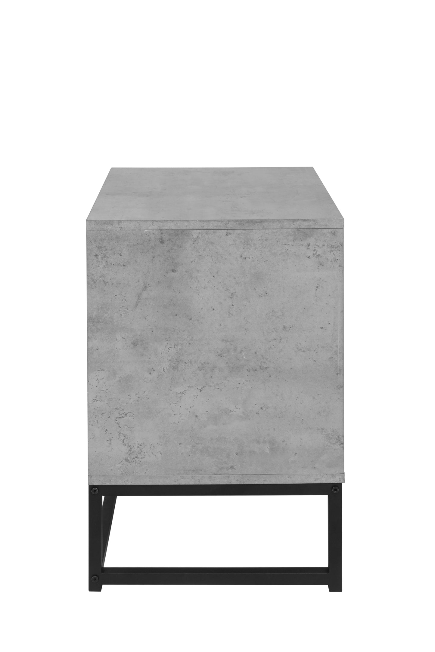 Geo Nightstand in Cement Grey Finish