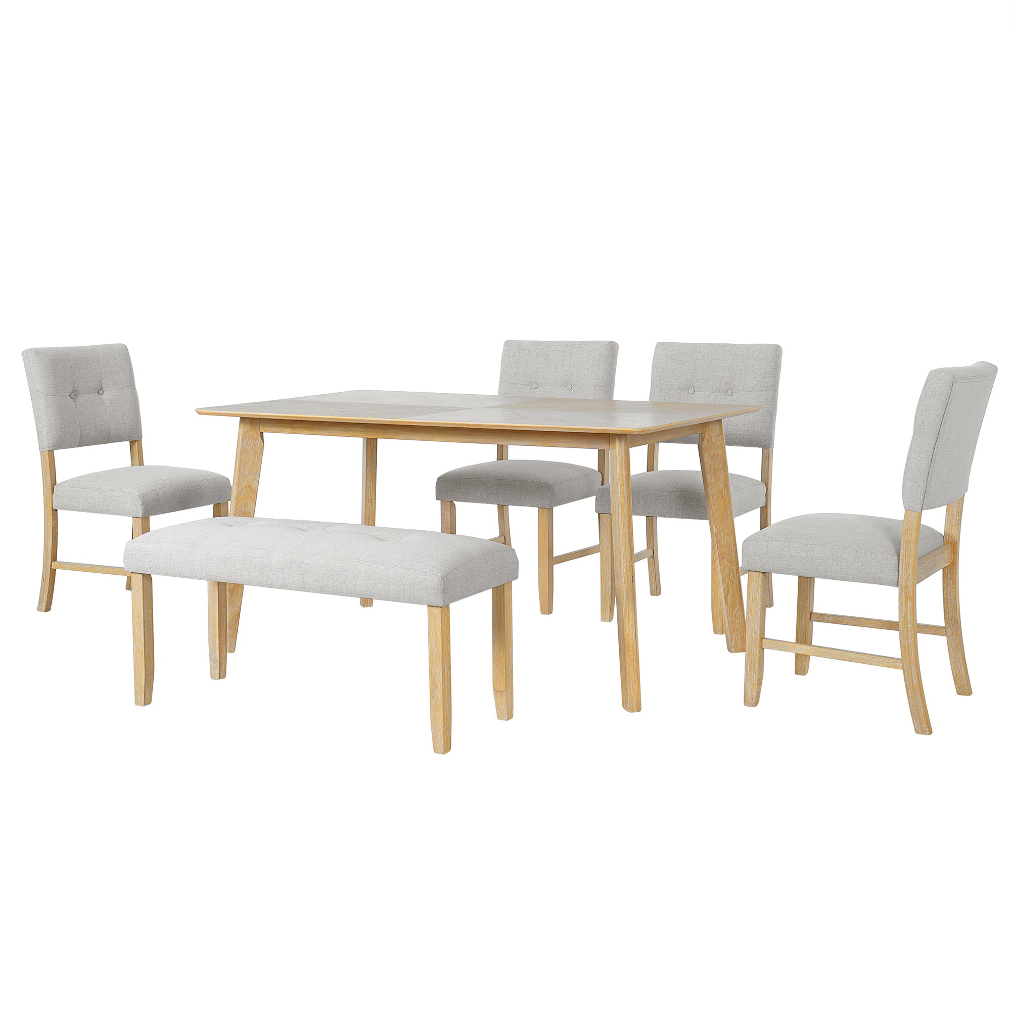 Caldera Farmhouse 6pc Dining Set