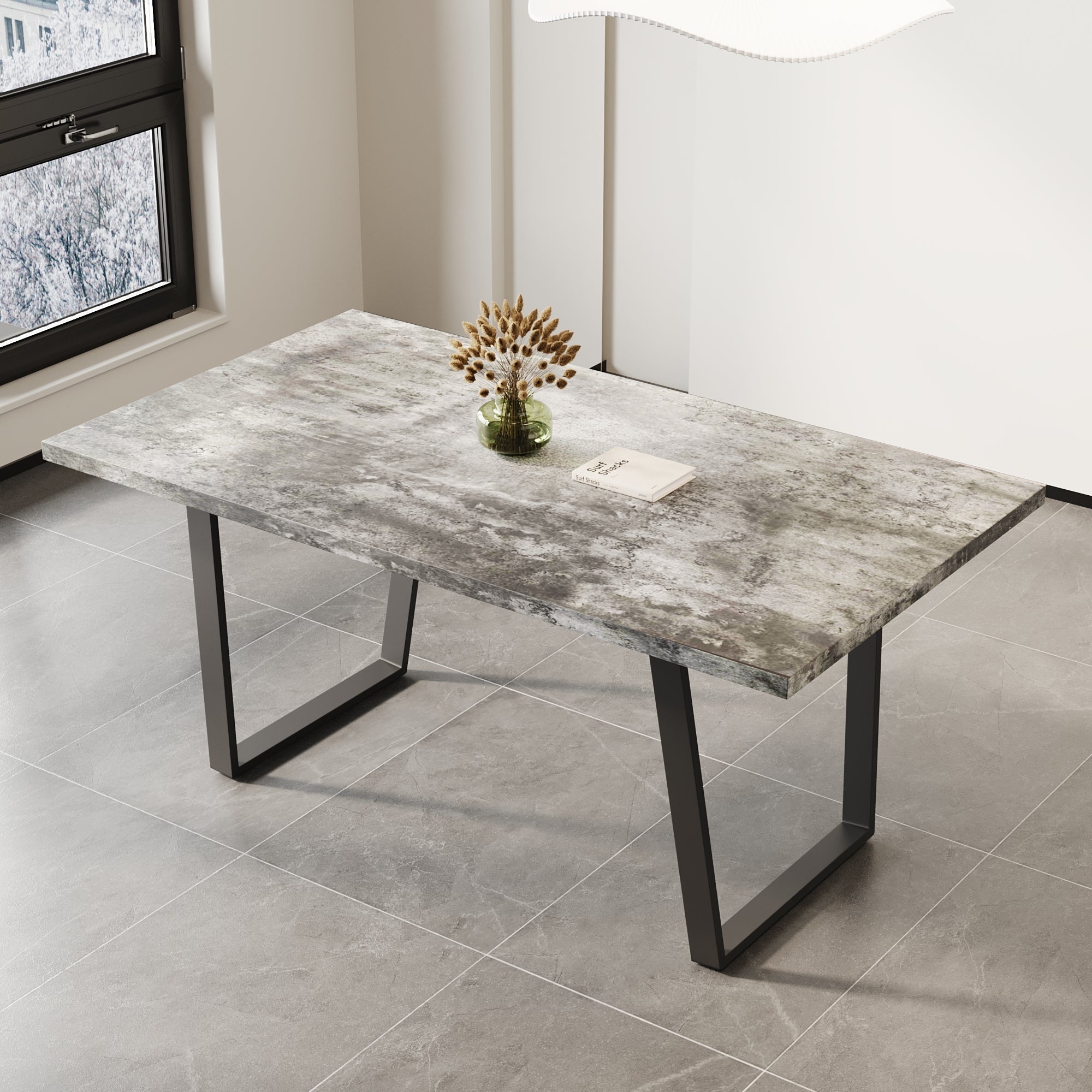 Torrence Simple and Modern Dining Table