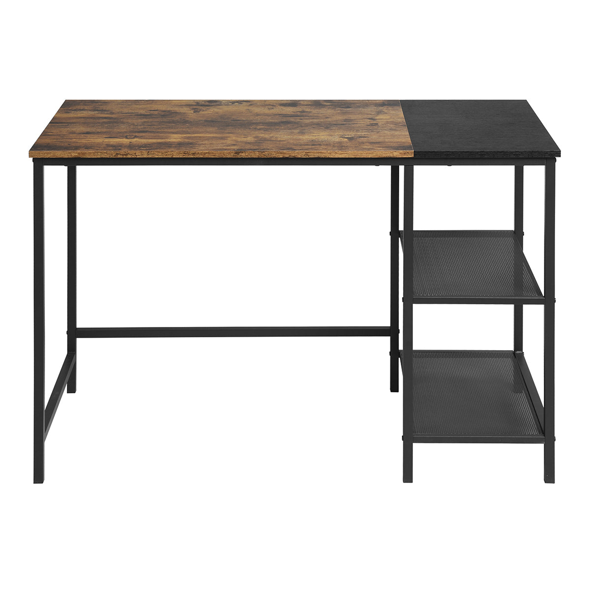 Simply Modern Writing Table with 2 Storage Shelves