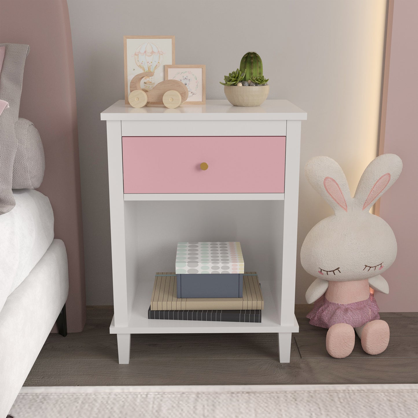 Natasha One Drawer Nightstand