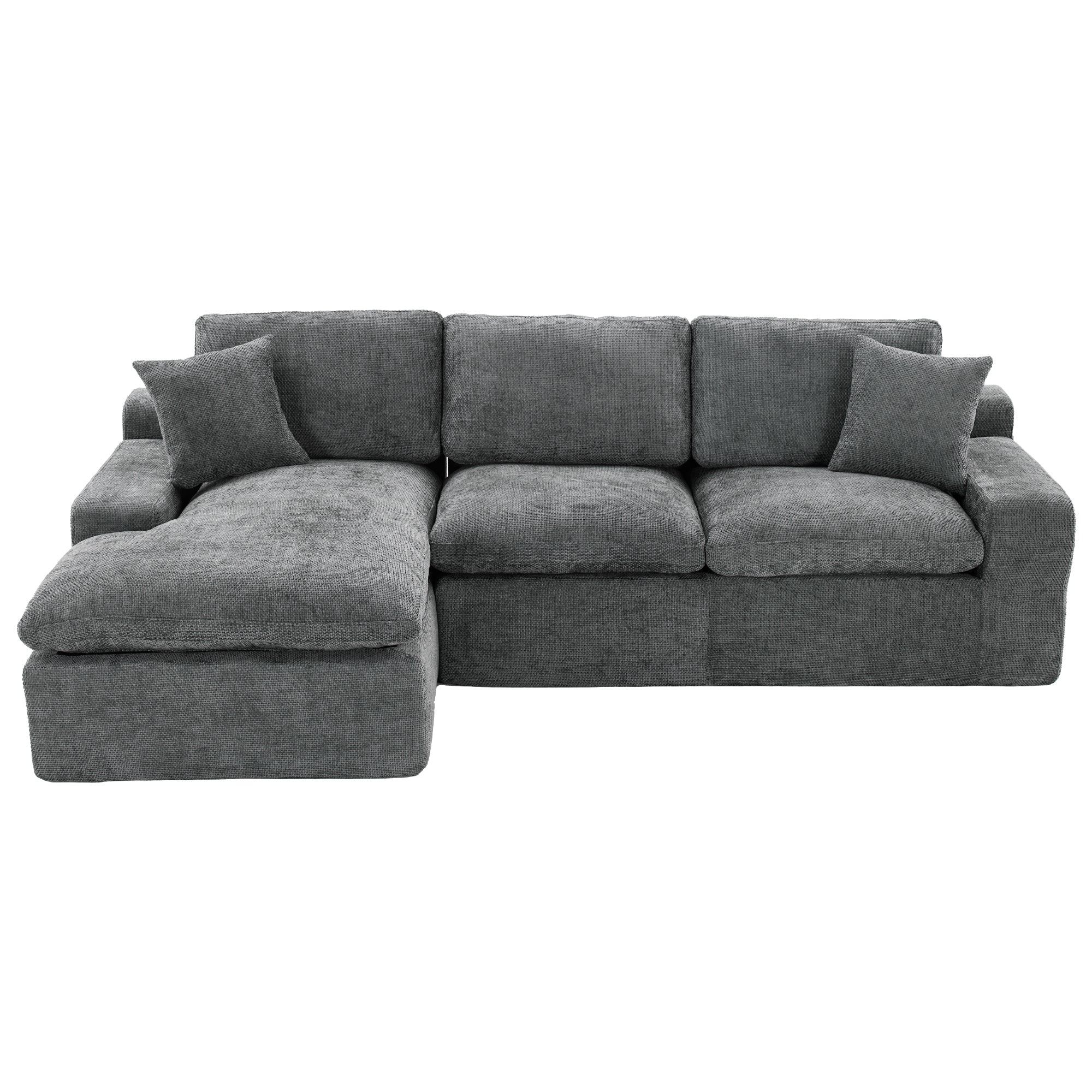 Collin Grey Cloud Sectional Sofa