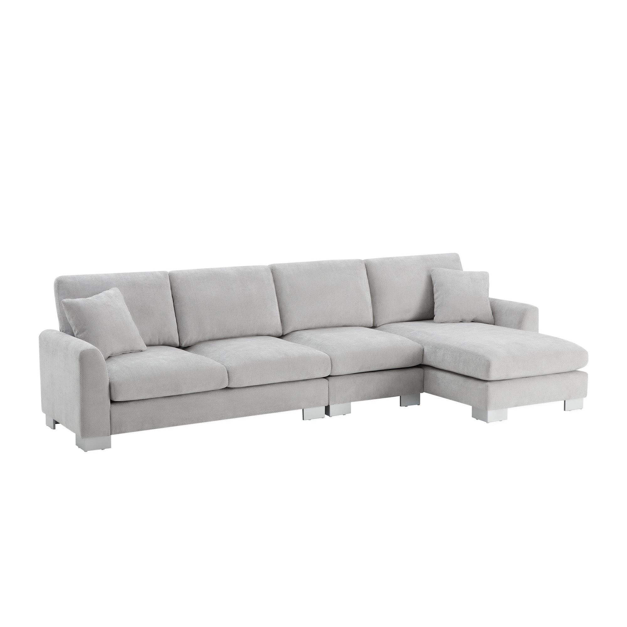 Cosmo Modern Oversized L-shaped Sectional