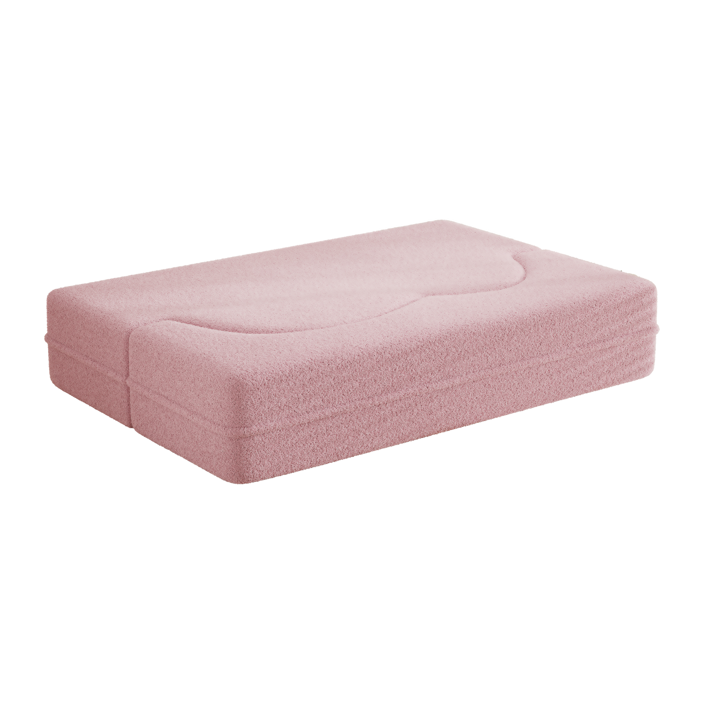 Mucasa Pink Modern Foam-Filled Sleeper Sofa