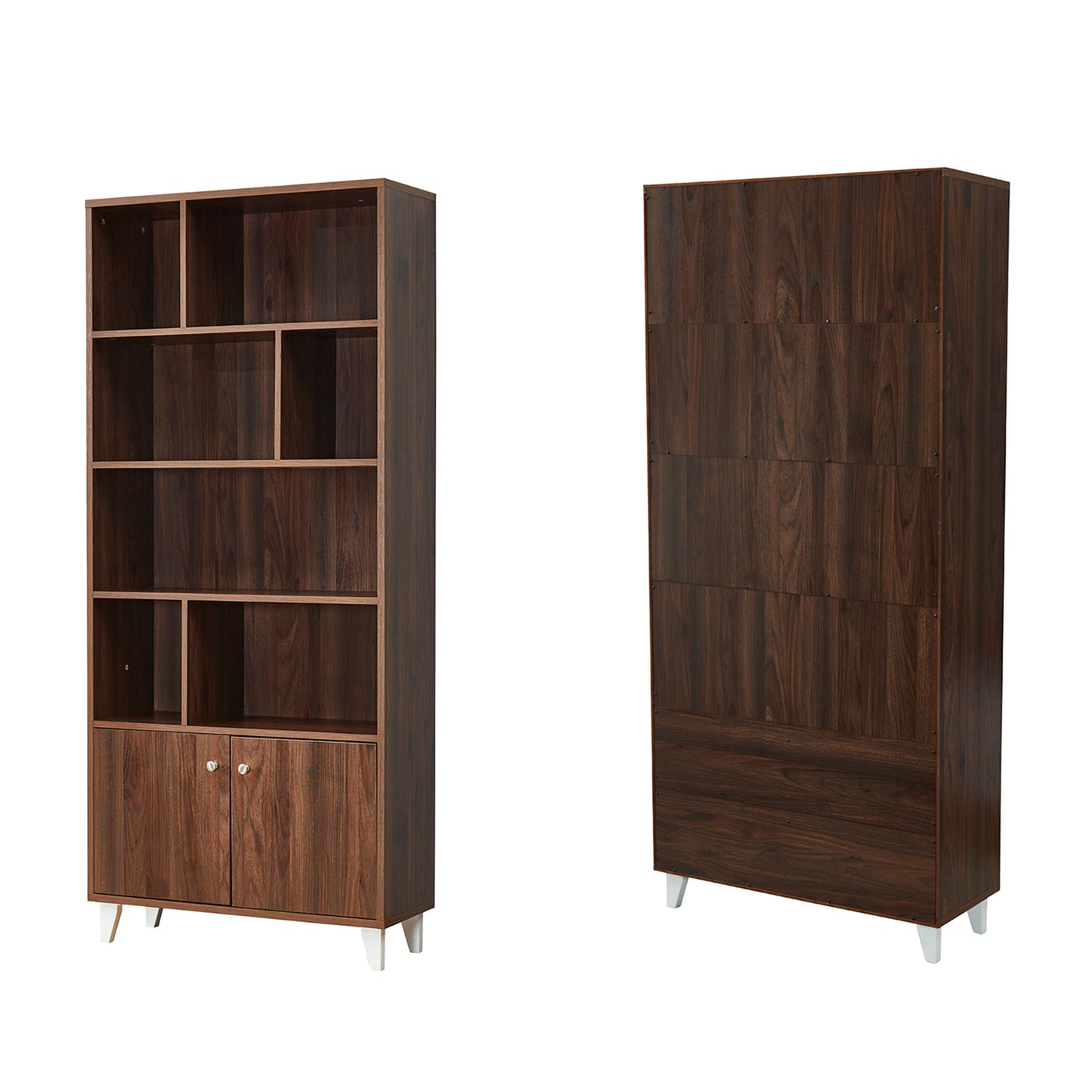 Imagin Bookcase in Walnut Finish