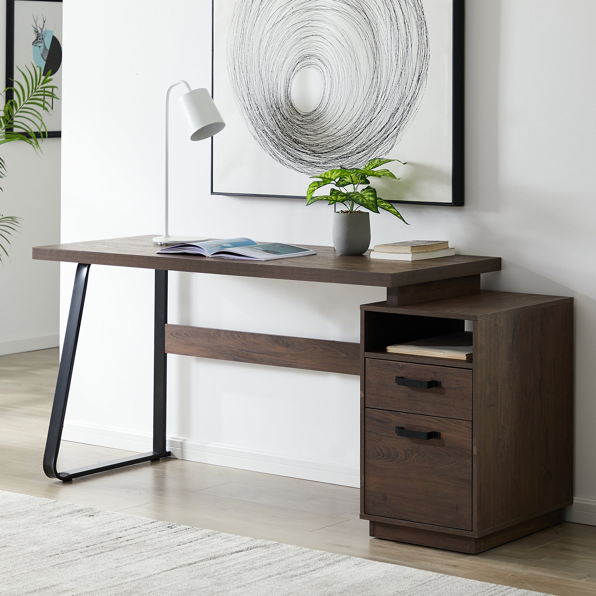 Markwood Home Office Computer Desk with Drawers
