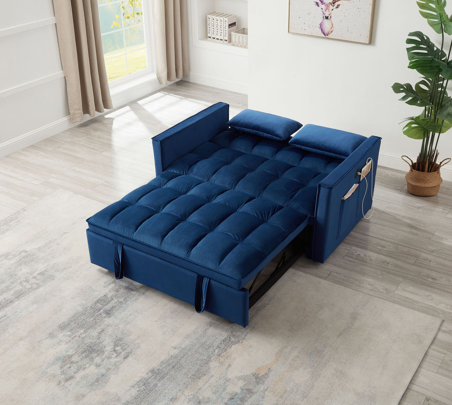 Darwin Sleeper Sofa Bed w/USB Port