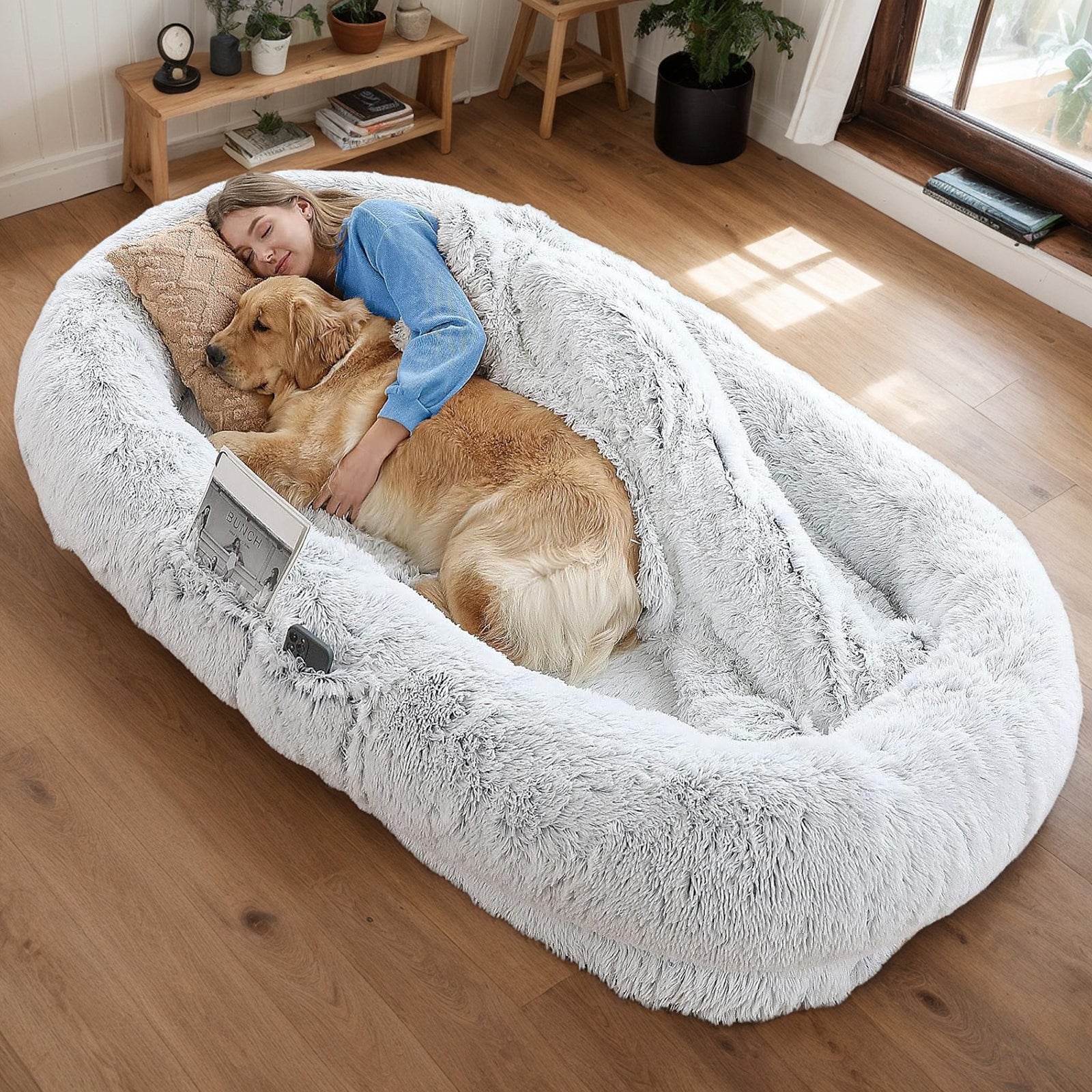 SnugglePaws Human / Dog Bed