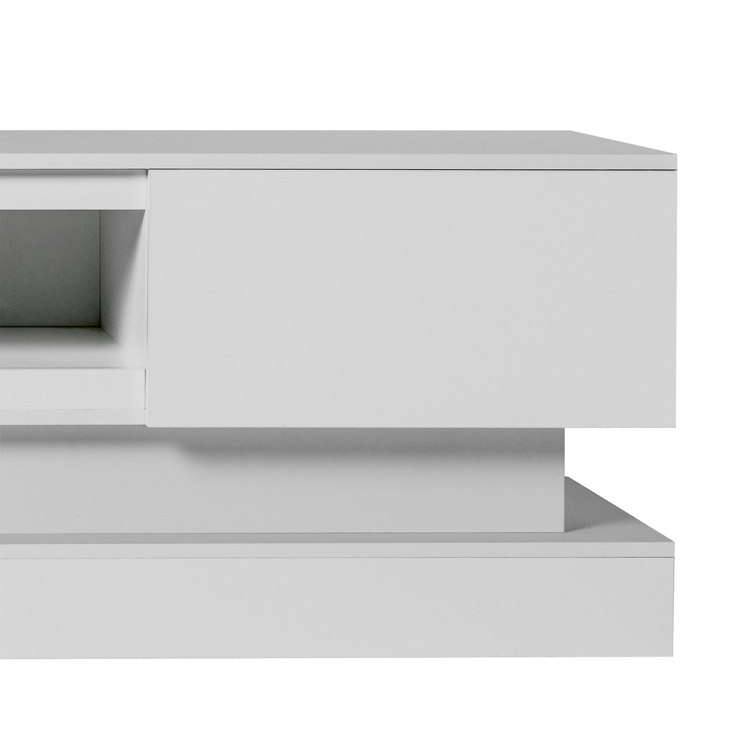 Camora White High Gloss Tv Stand