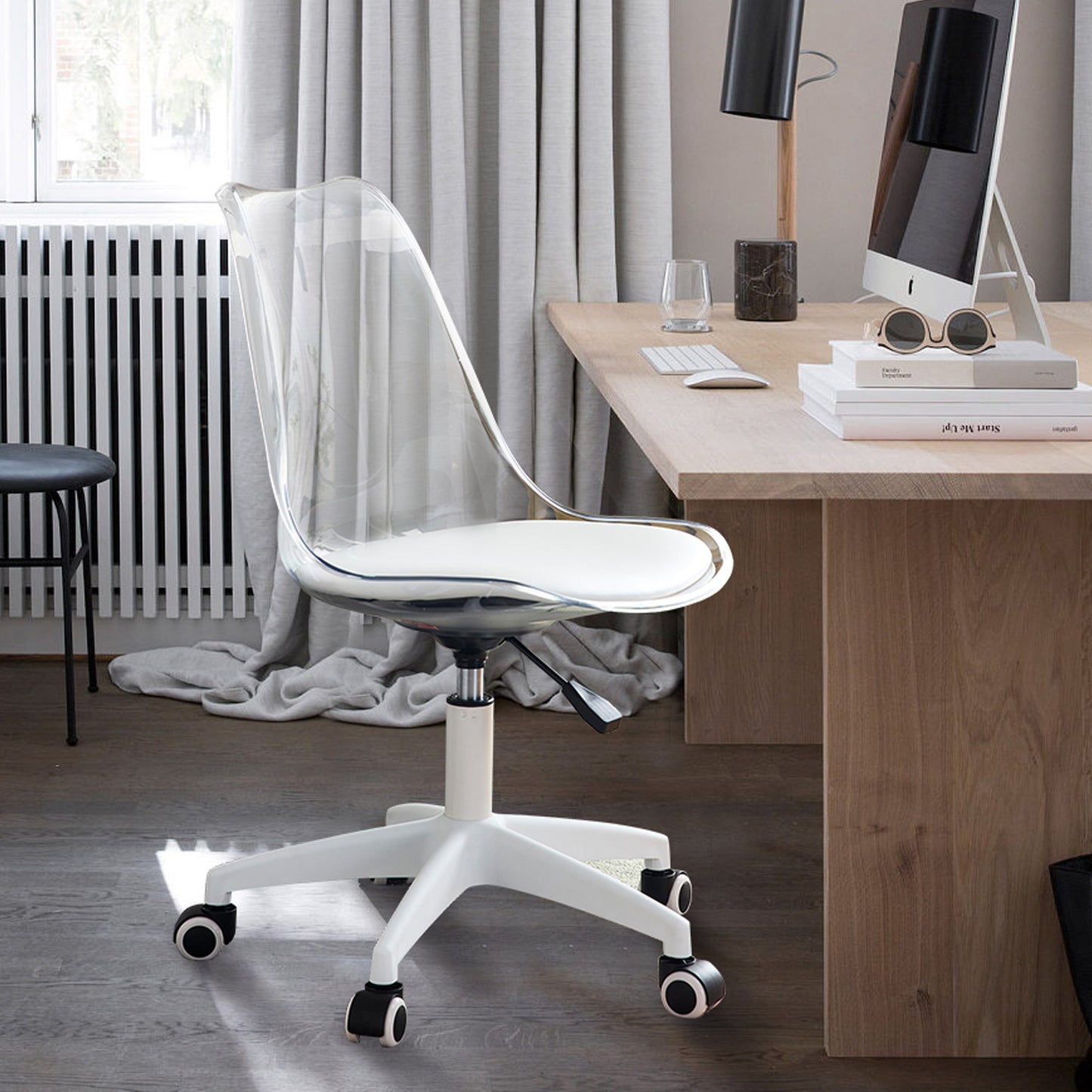 Adjustable 360 °Swivel Transparent Chair