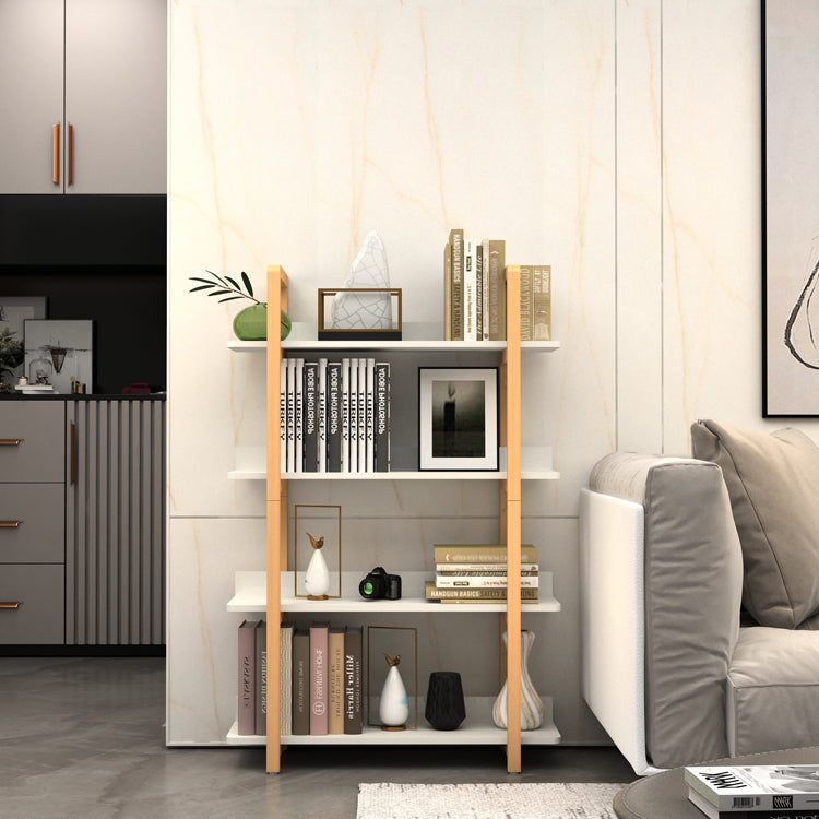 Multifunction Bookcase with Solid Wood Frame