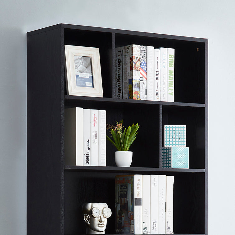 Imagin Bookcase w/ Doors in Black