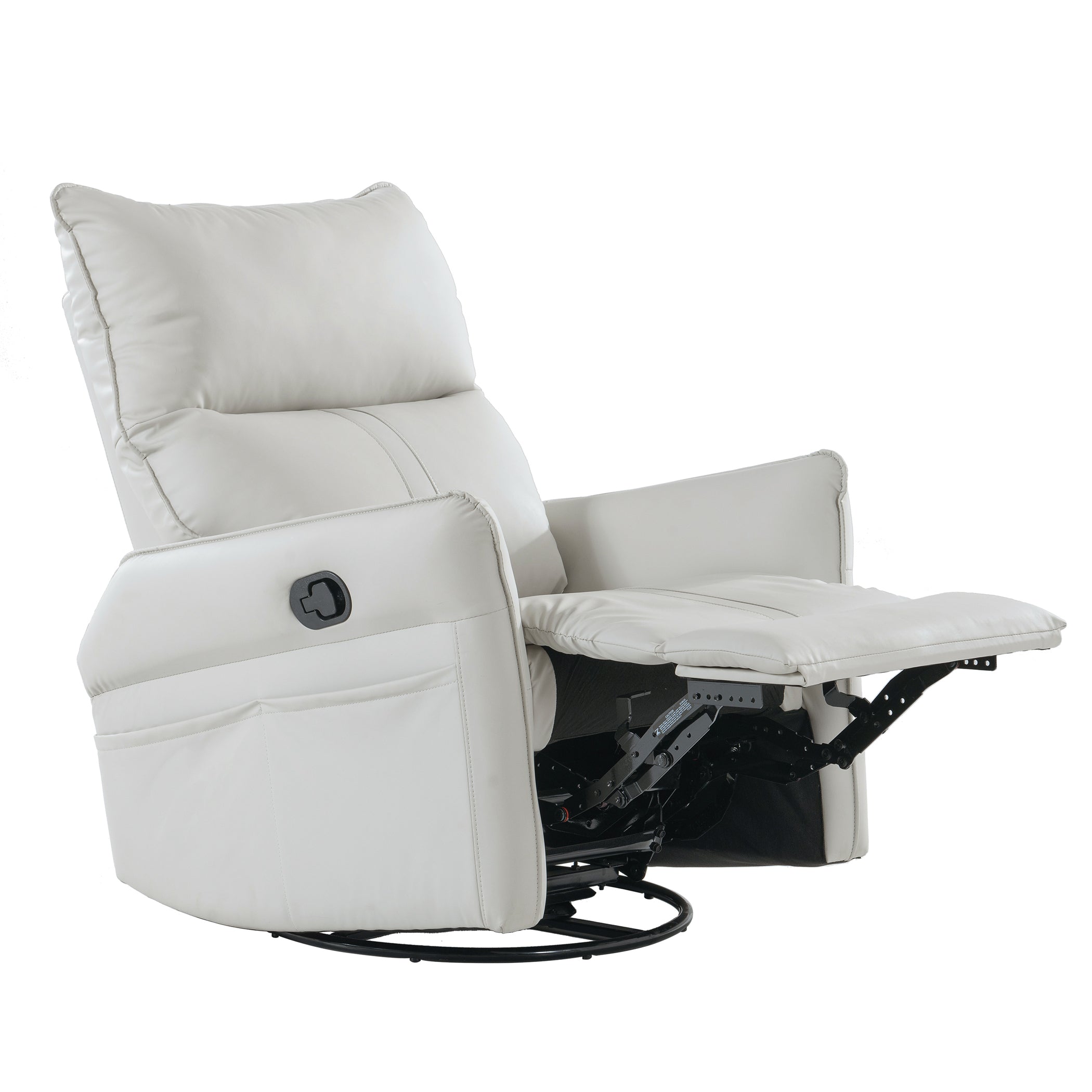 Evo Light Grey Rocking Recliner Chair