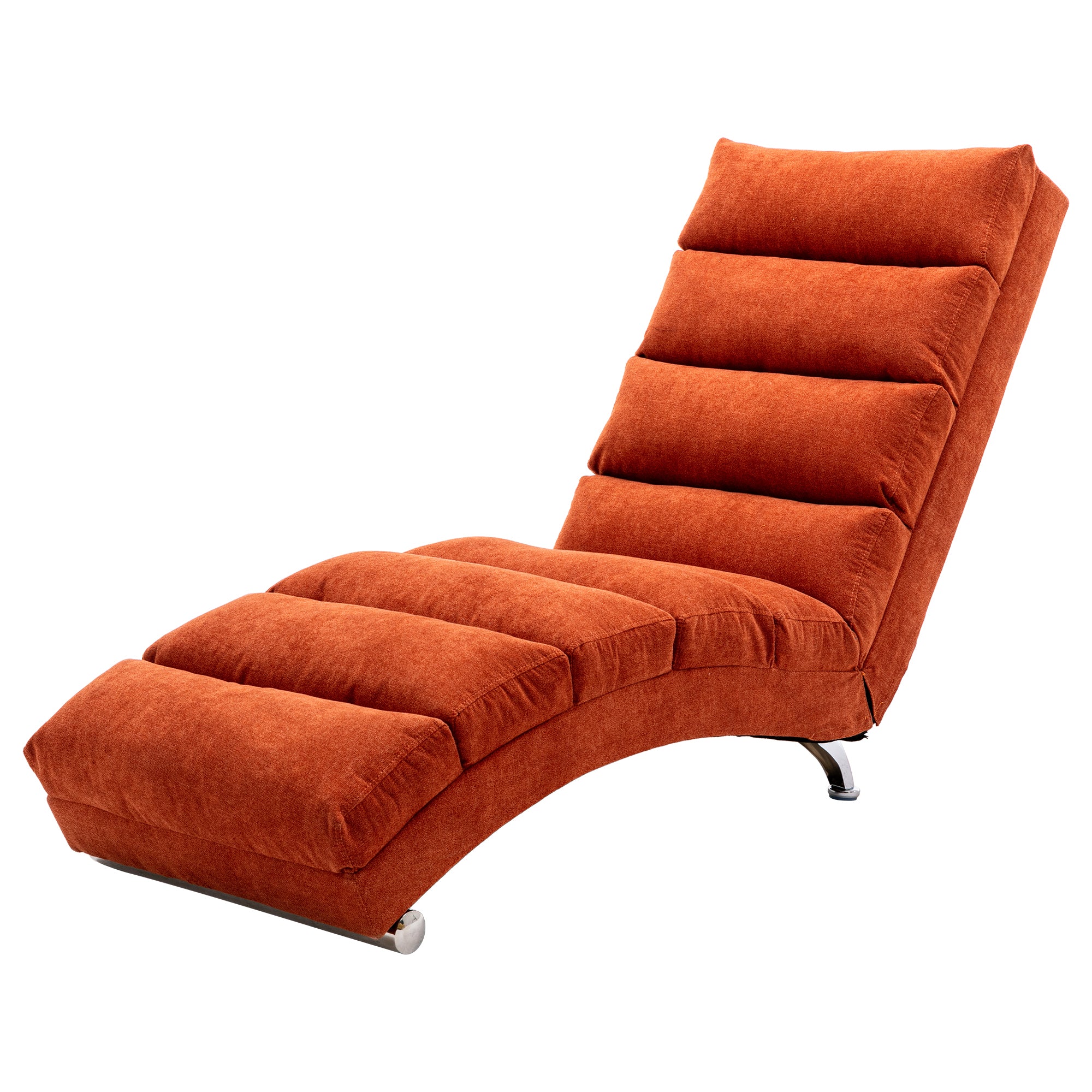 Crest Orange Linen Massage Chaise Lounge