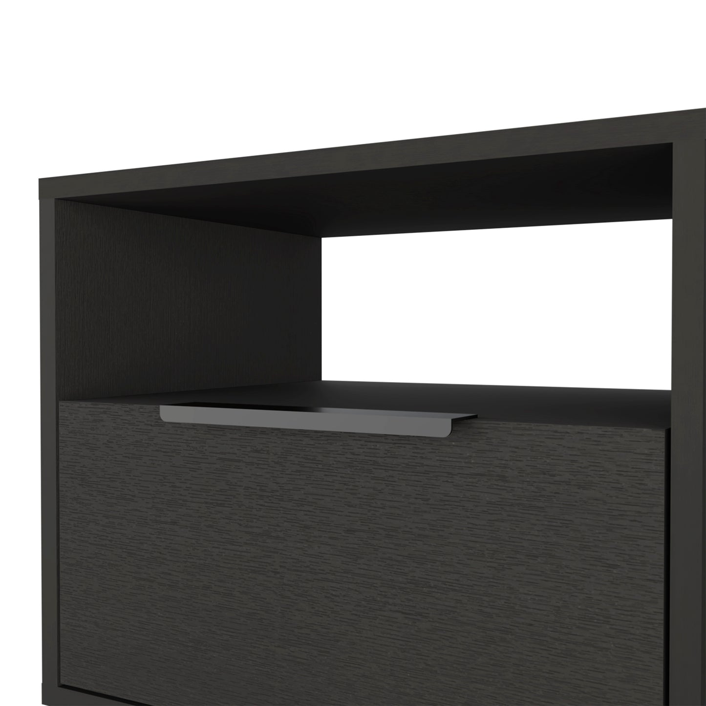 Begonia Nightstand in Black Finish