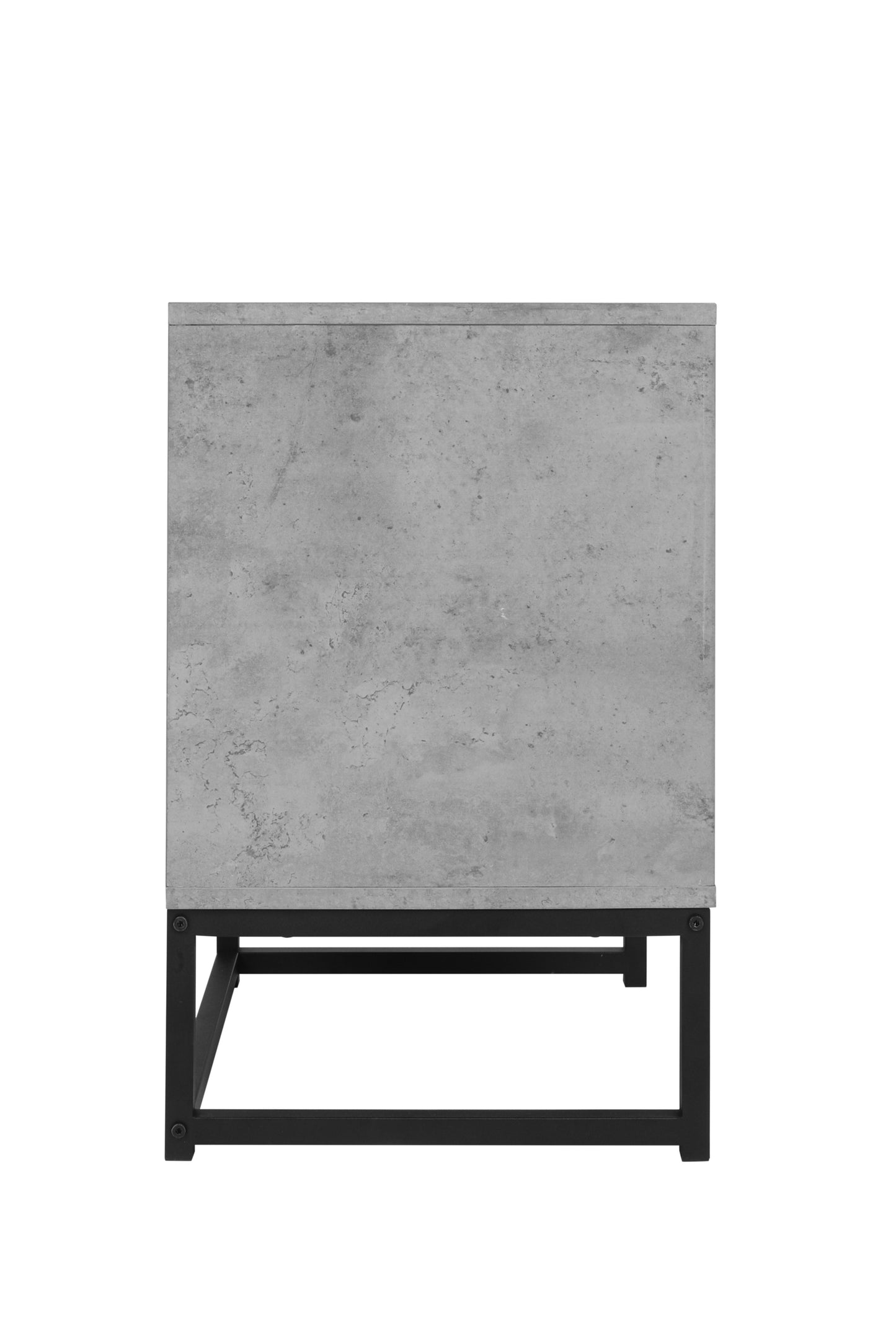 Geo Nightstand in Cement Grey Finish