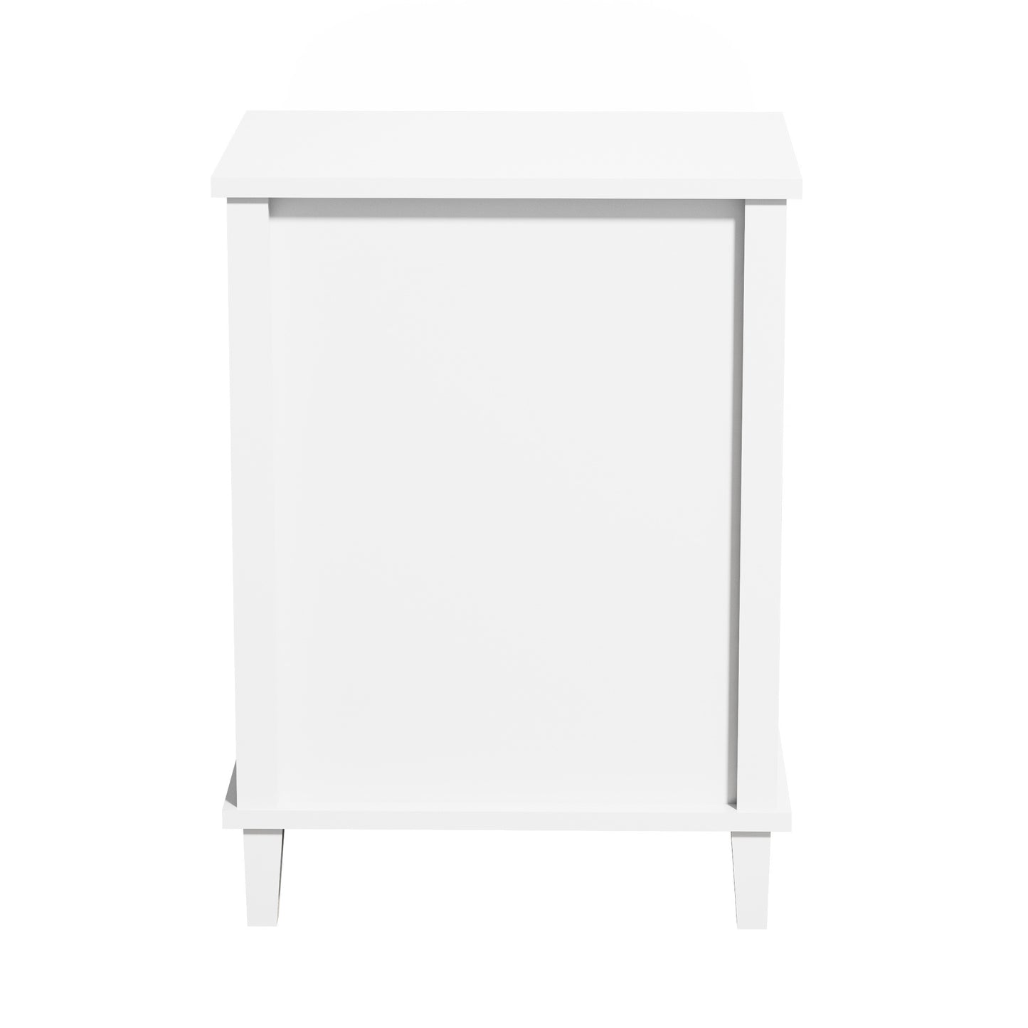 Natasha One Drawer Nighstand in White Finish