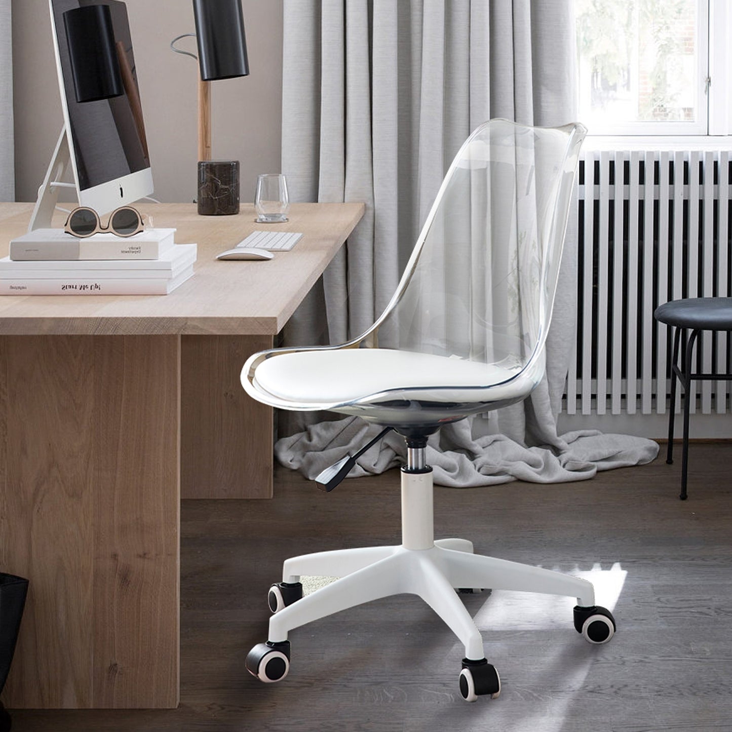 Adjustable 360 °Swivel Transparent Chair