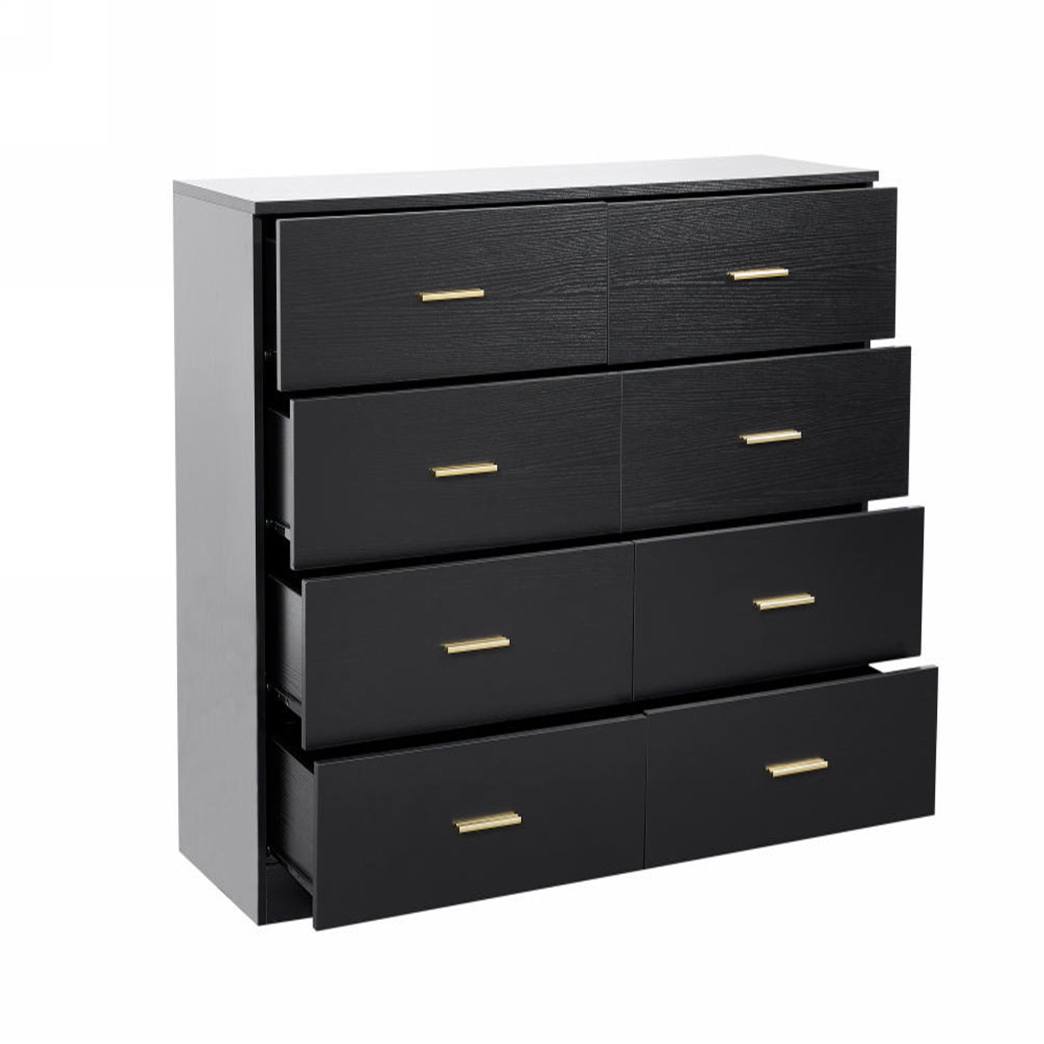 Gilden Modern Black 8-Drawer Dresser