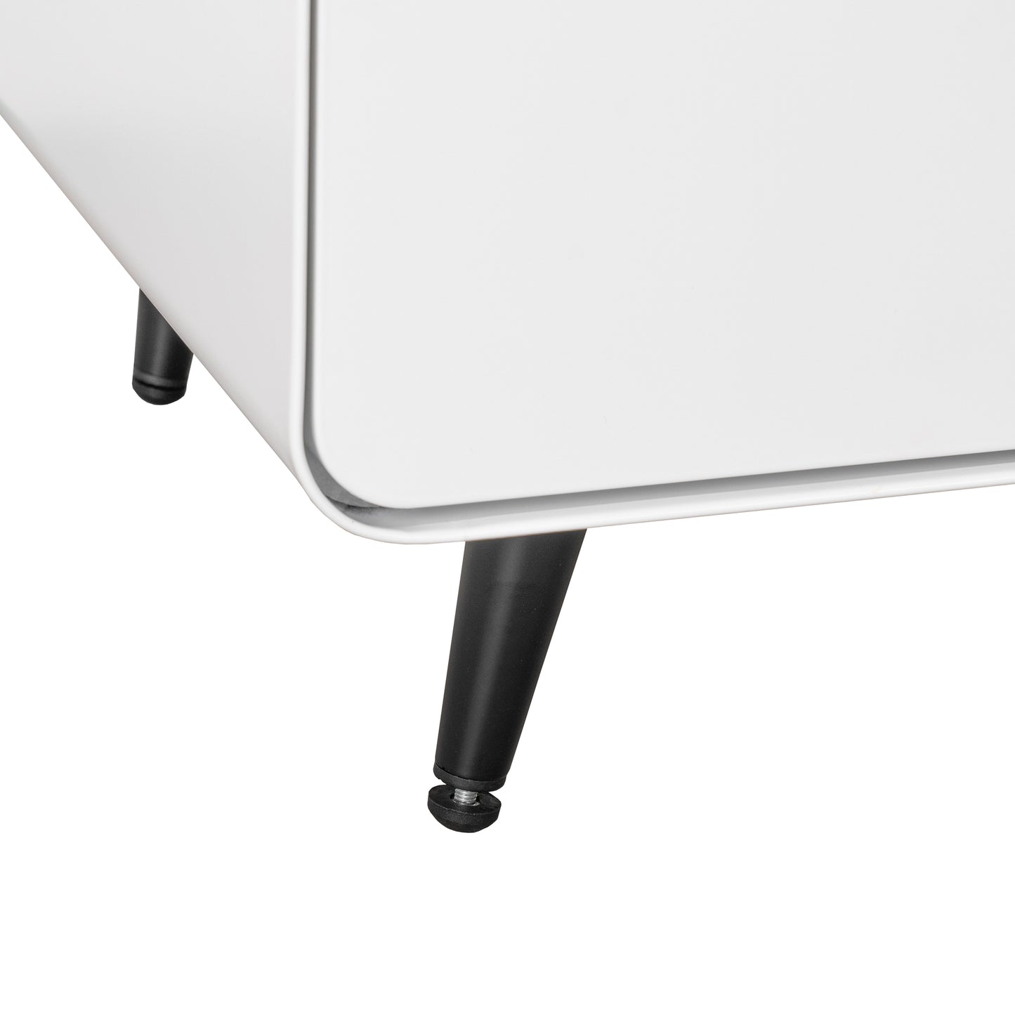 Cache Steel Night Stand in white Finish