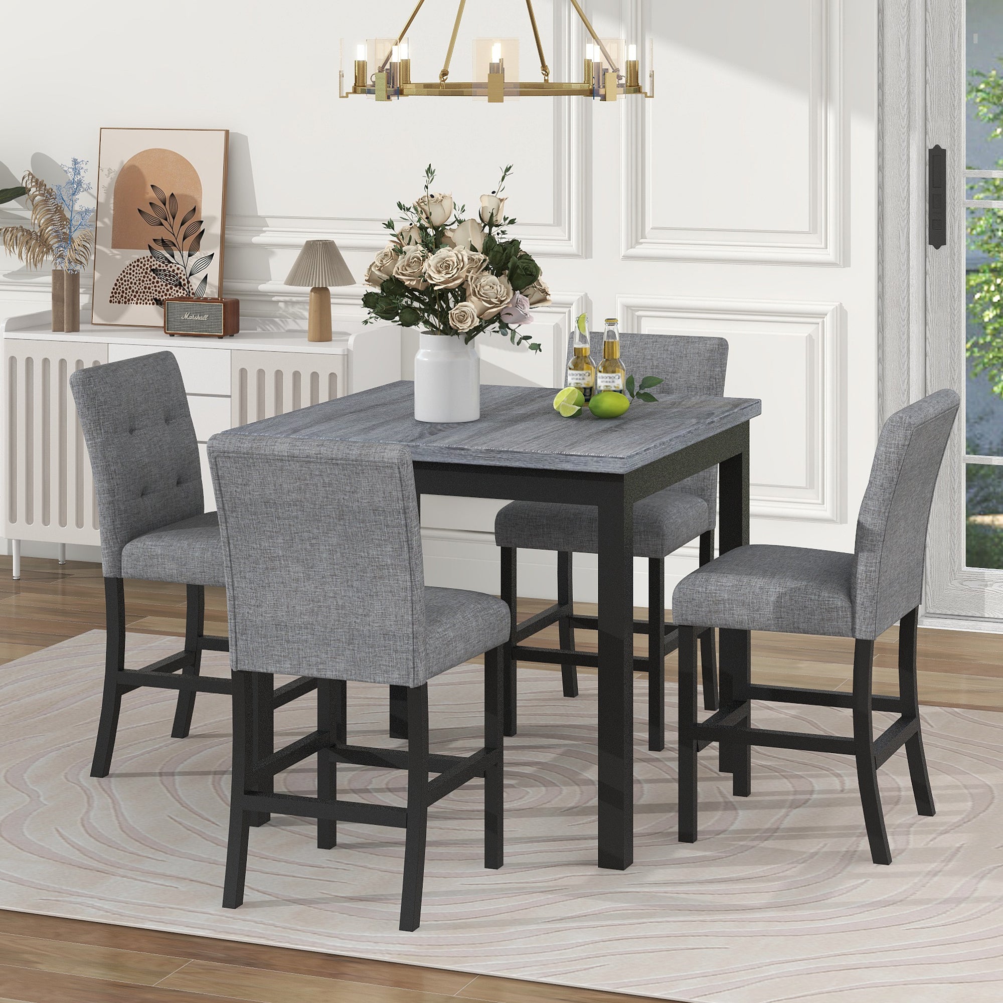 Bellmere 5-Piece Counter Height Dining Set