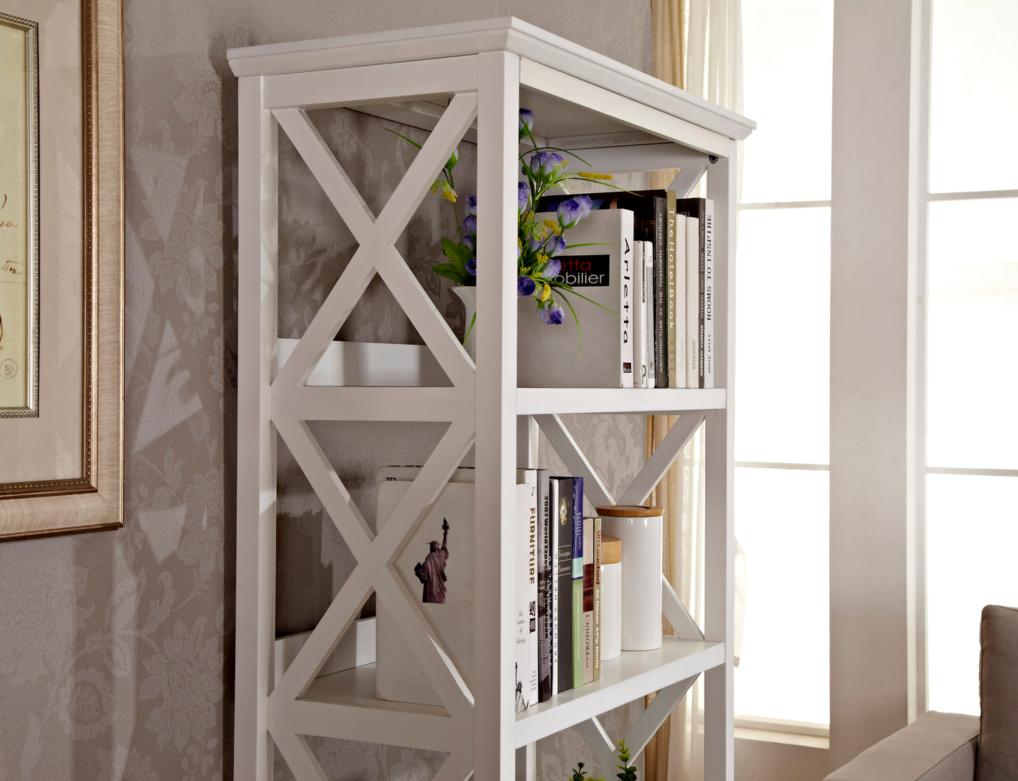 Edna 4 Tier Bookcase