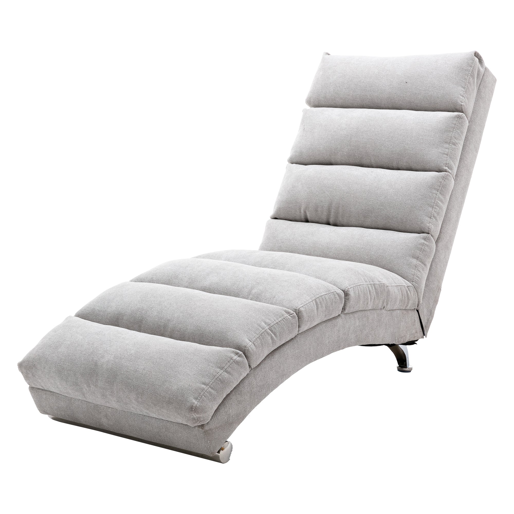 Crest Light Grey Linen Massage Chaise Lounge