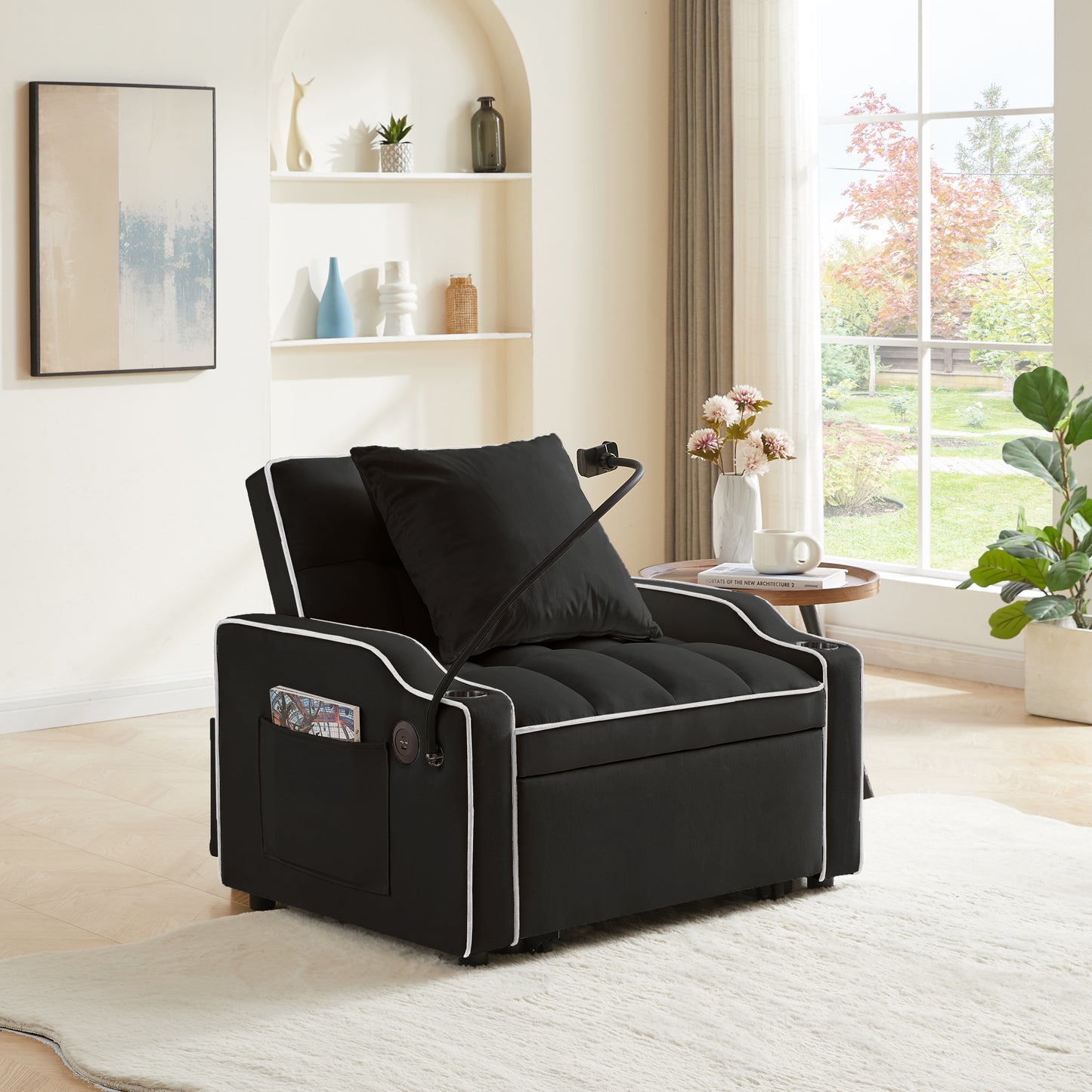 Conner 3-in-1 Sofa Bed Convertible Sleeper Chair