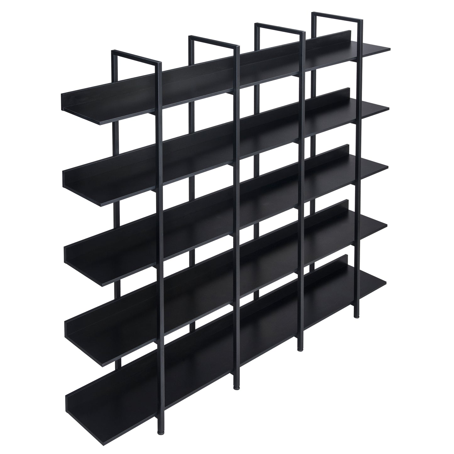 Vintage Industrial 5-Tier Bookcase