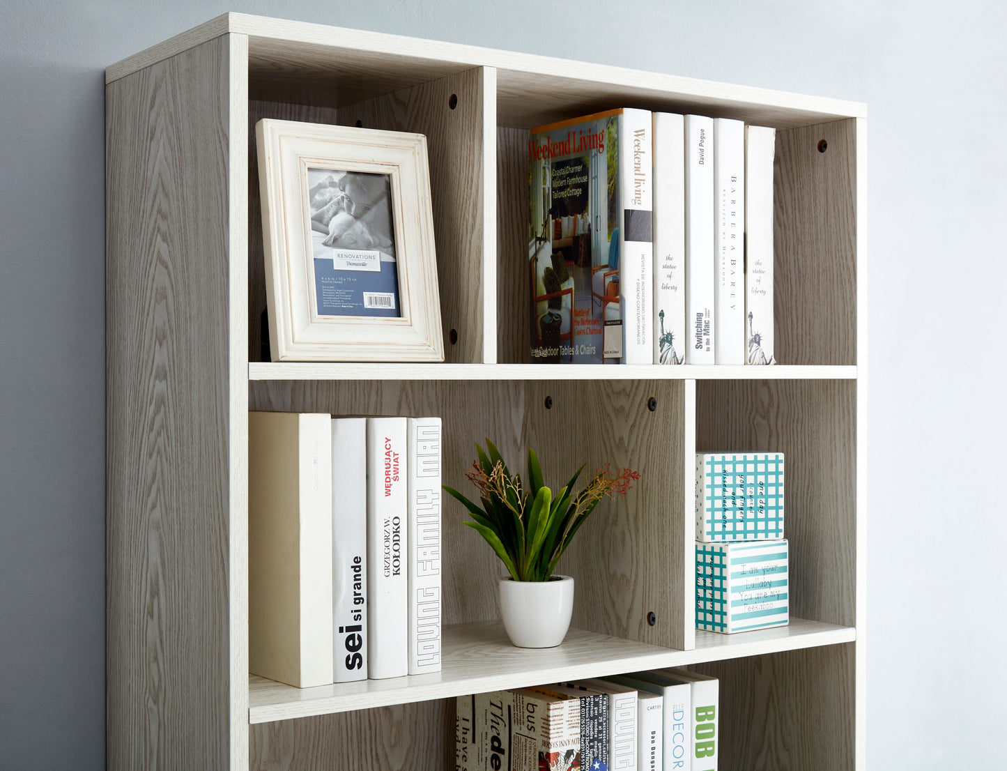 Imagin Bookcase in White Finish