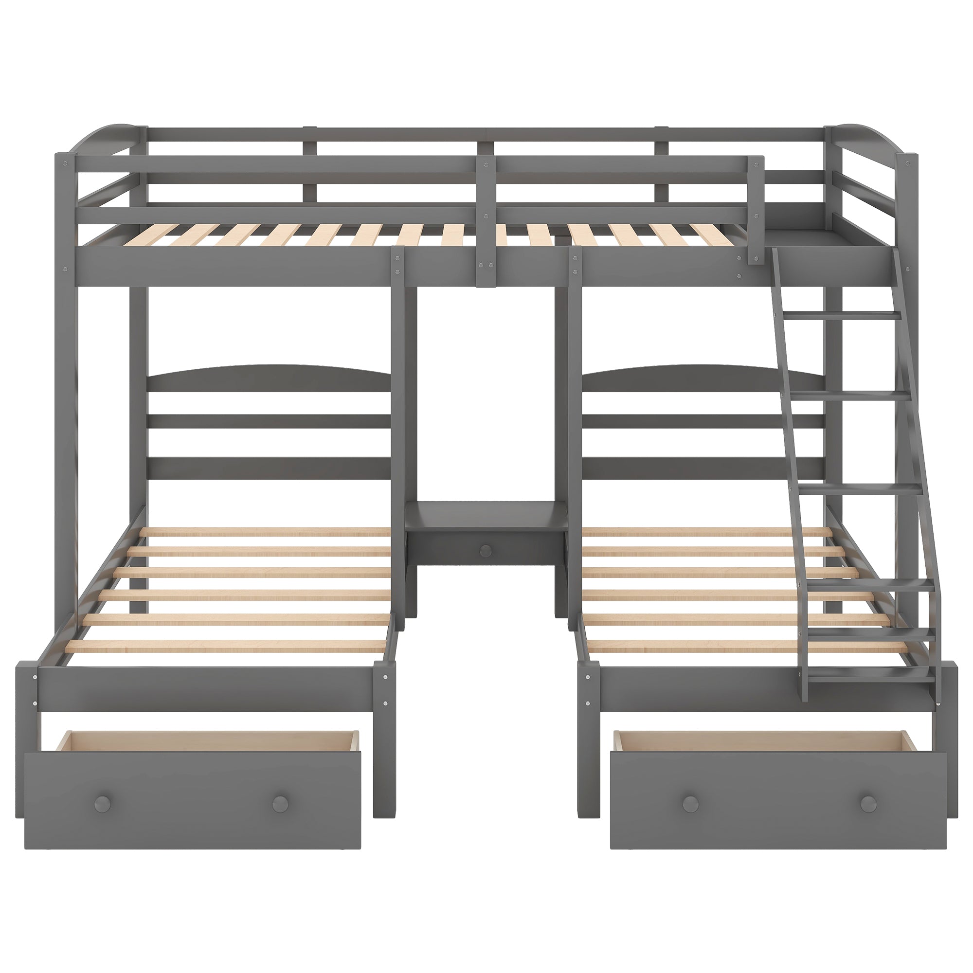 DreamStack Full over Twin & Twin Bunk Bed