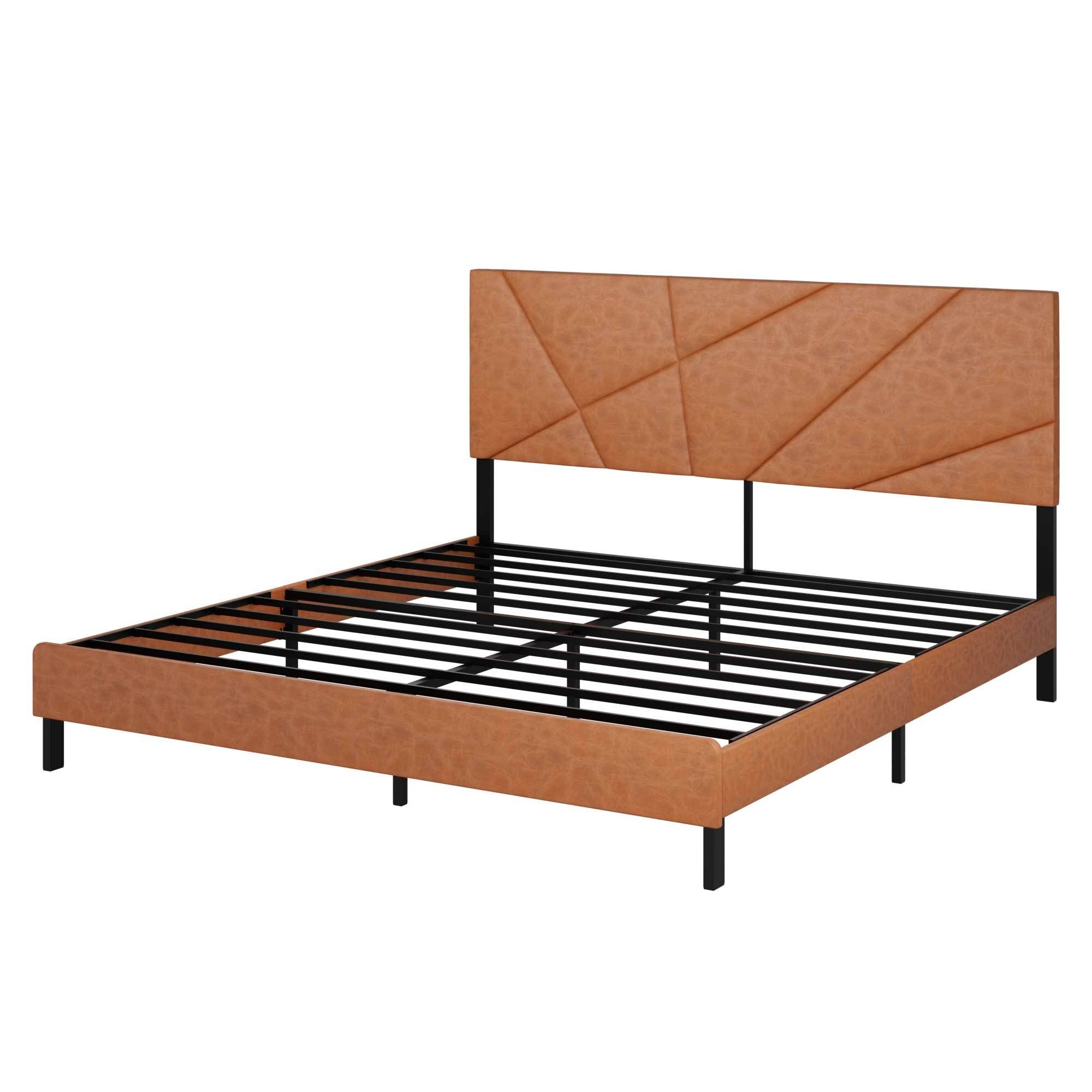 Marco Vintage Brown King Bed