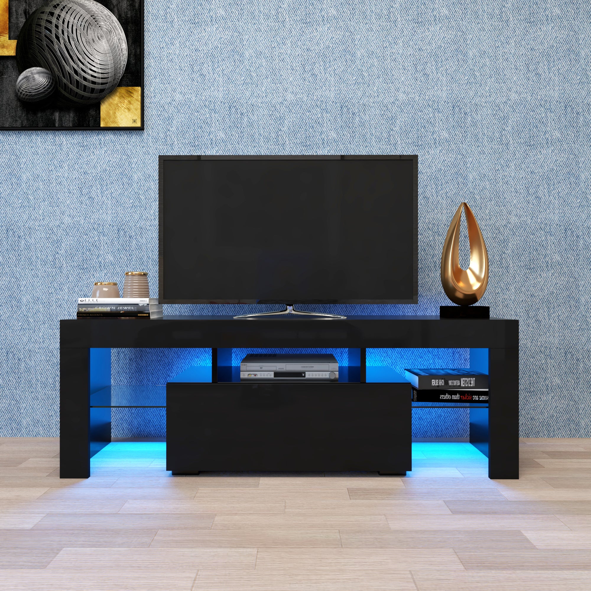 Genesis TV Stand with LED RGB Lights