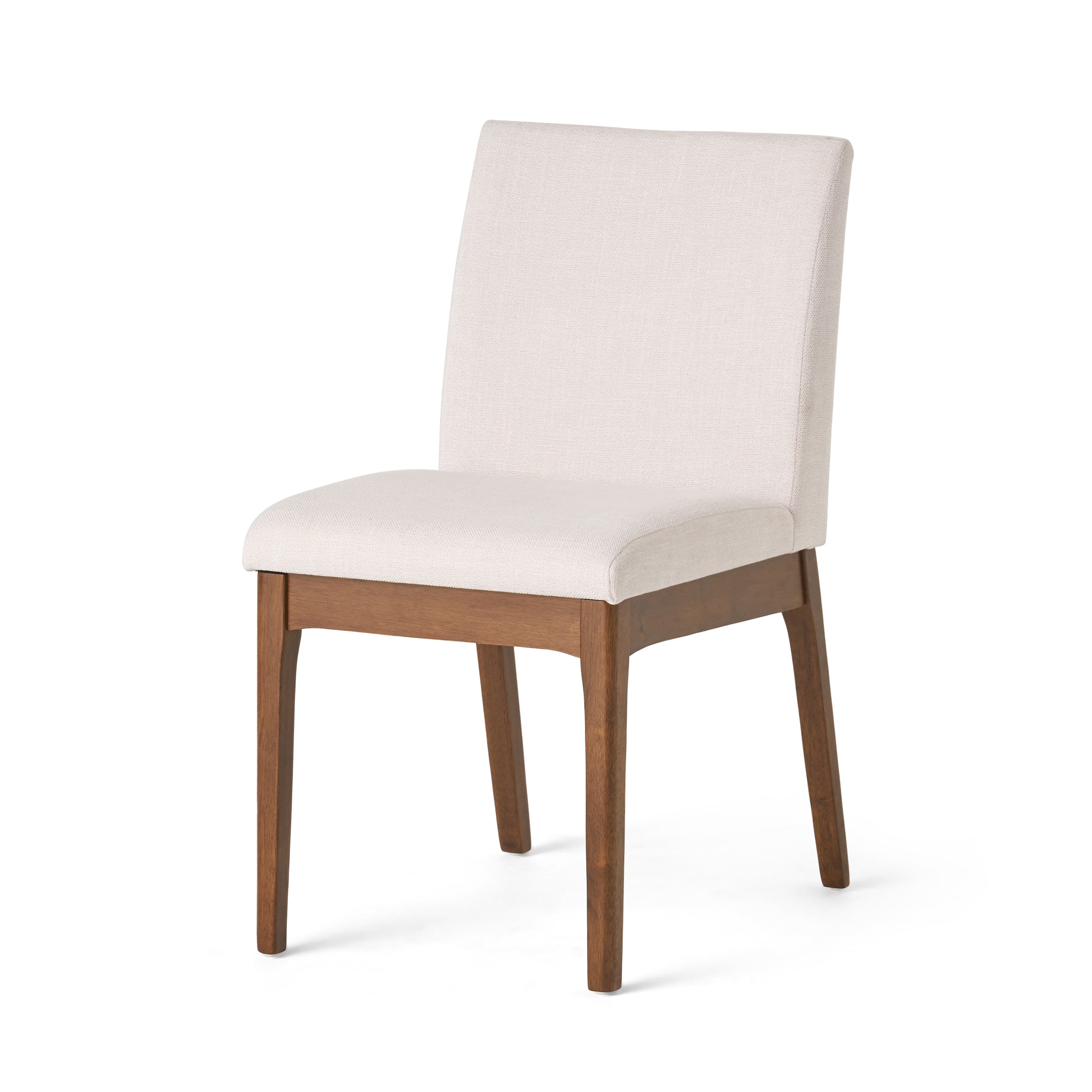 Armando Beige Contemporary Fabric Dining Chairs (Set of 2)