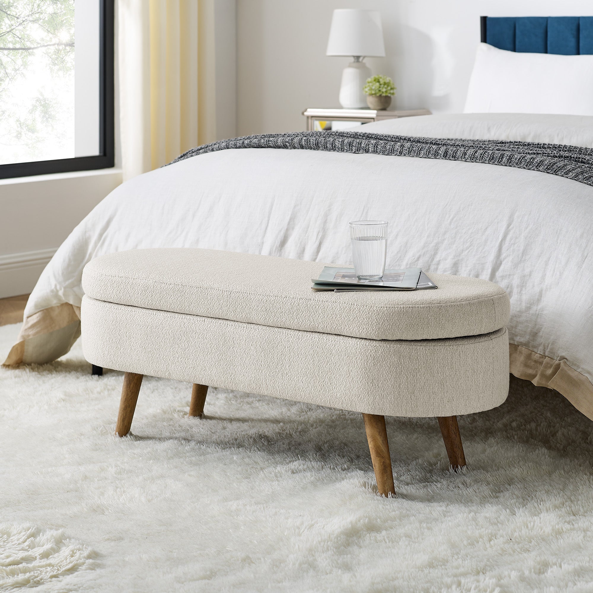Kemper Oval Storage Bench