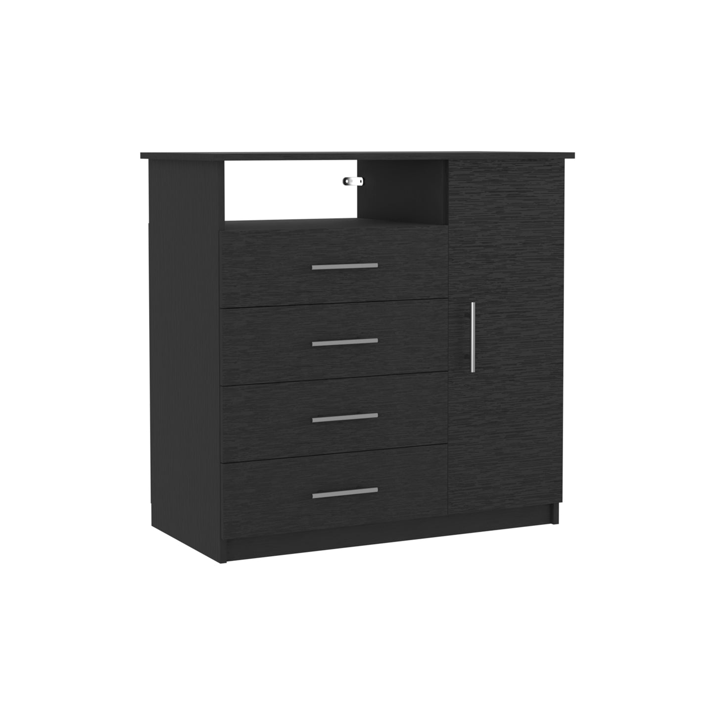 Beaufort Media Chest in Black Finish