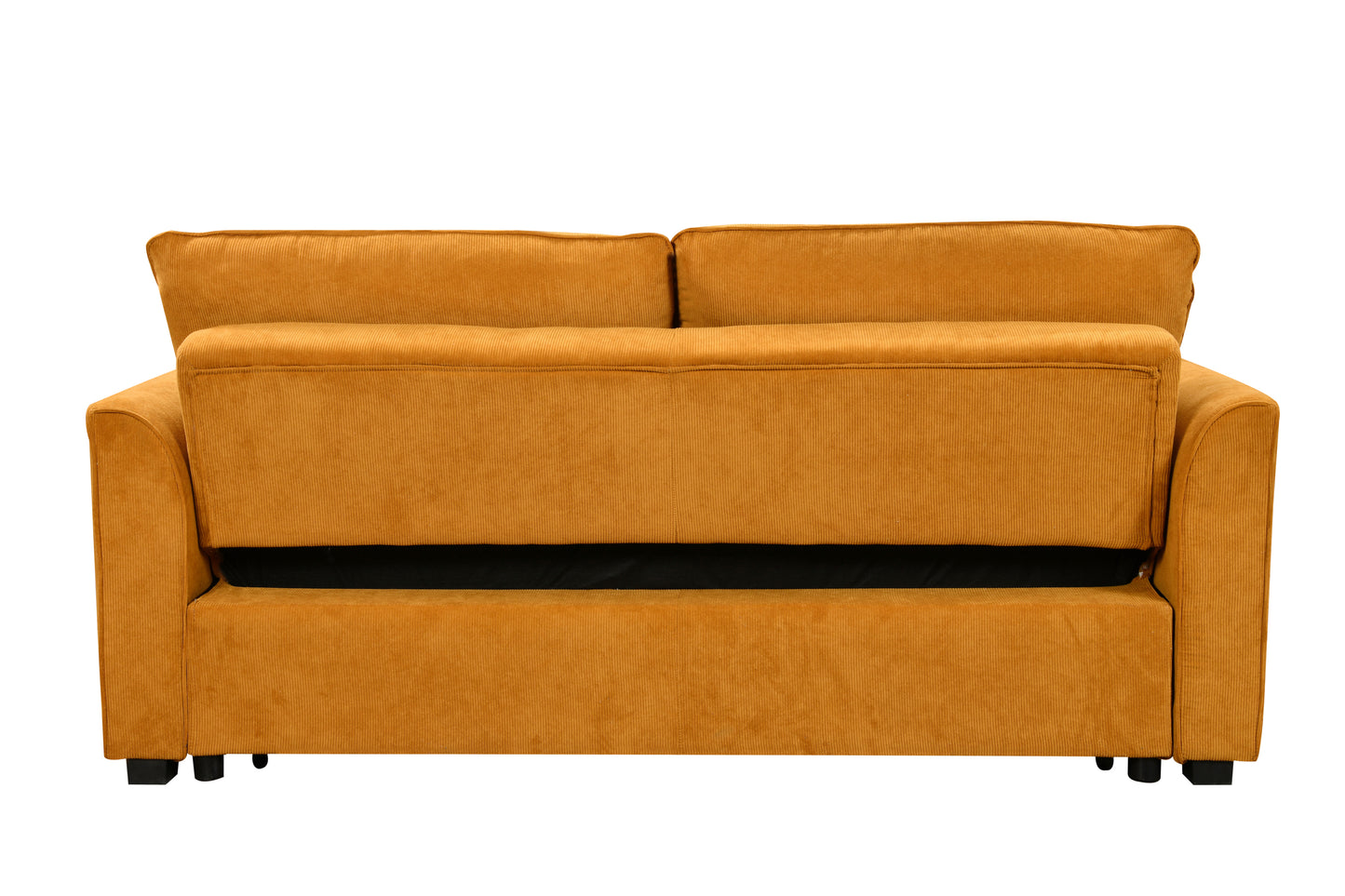 Conner Convertible Sleeper in Yellow Fabric