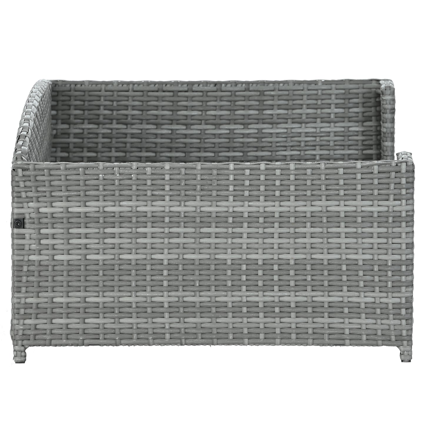 Comfy Outdoor Dog Bed in Dark Grey